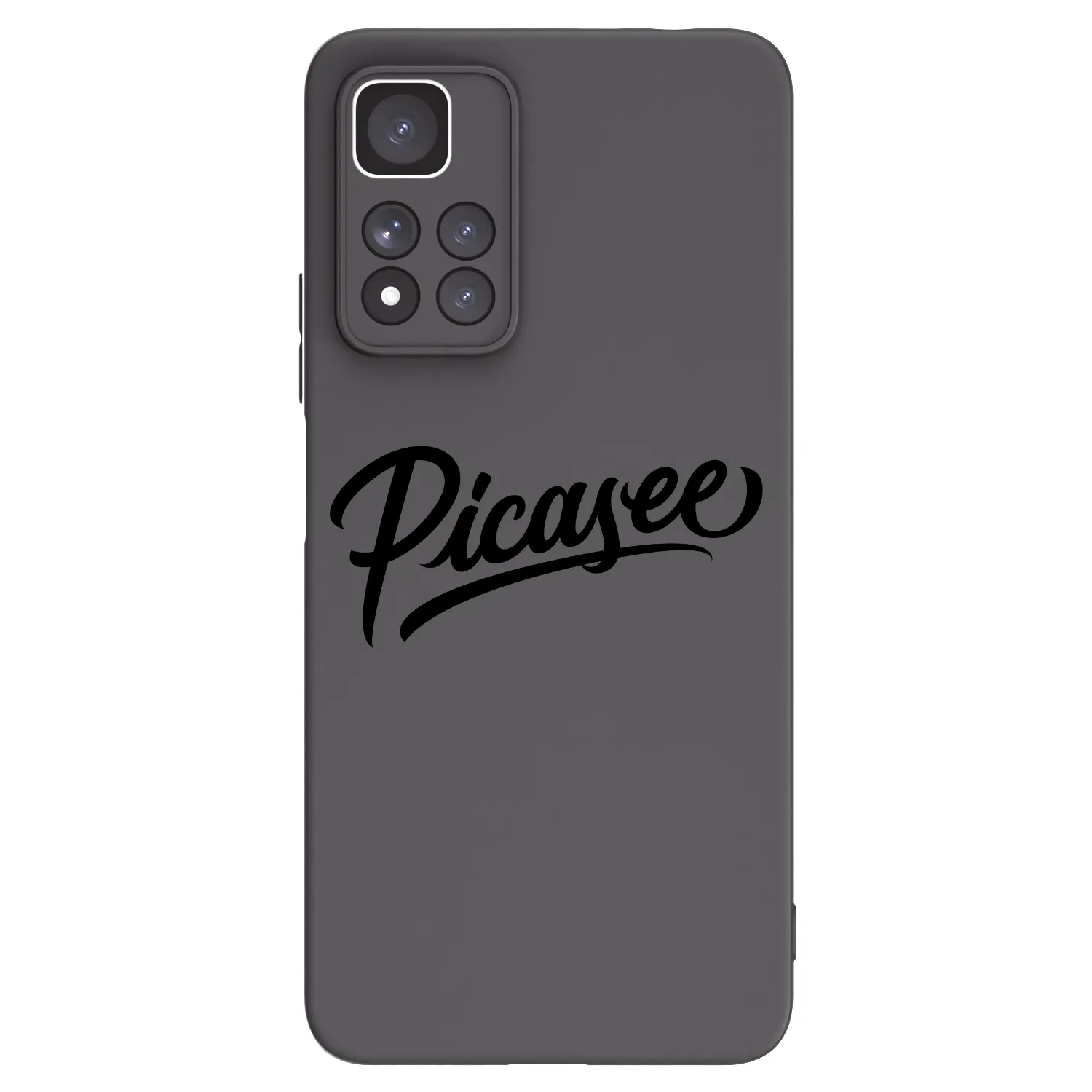 Picasee silikonový černý obal pro Xiaomi Redmi Note 11 Pro+ 5G - Picasee - old logo - black
