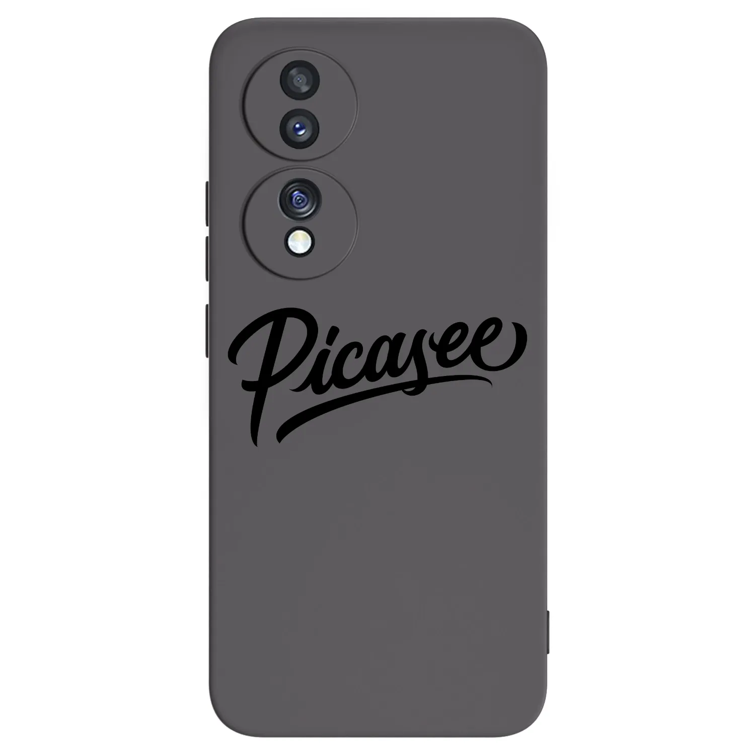 Picasee silikonový černý obal pro Honor 70 - Picasee - old logo - black