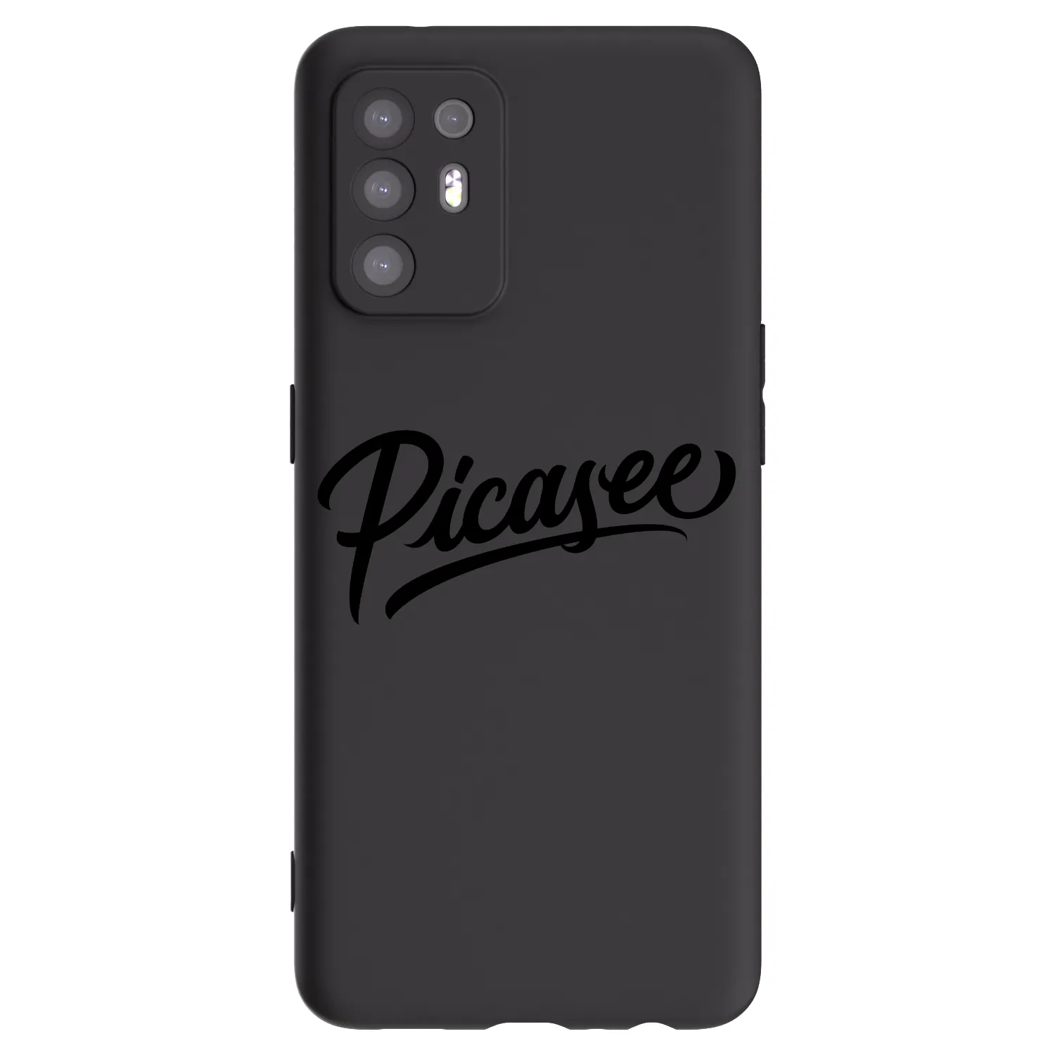 Picasee silikonový černý obal pro OPPO A94 5G - Picasee - old logo - black