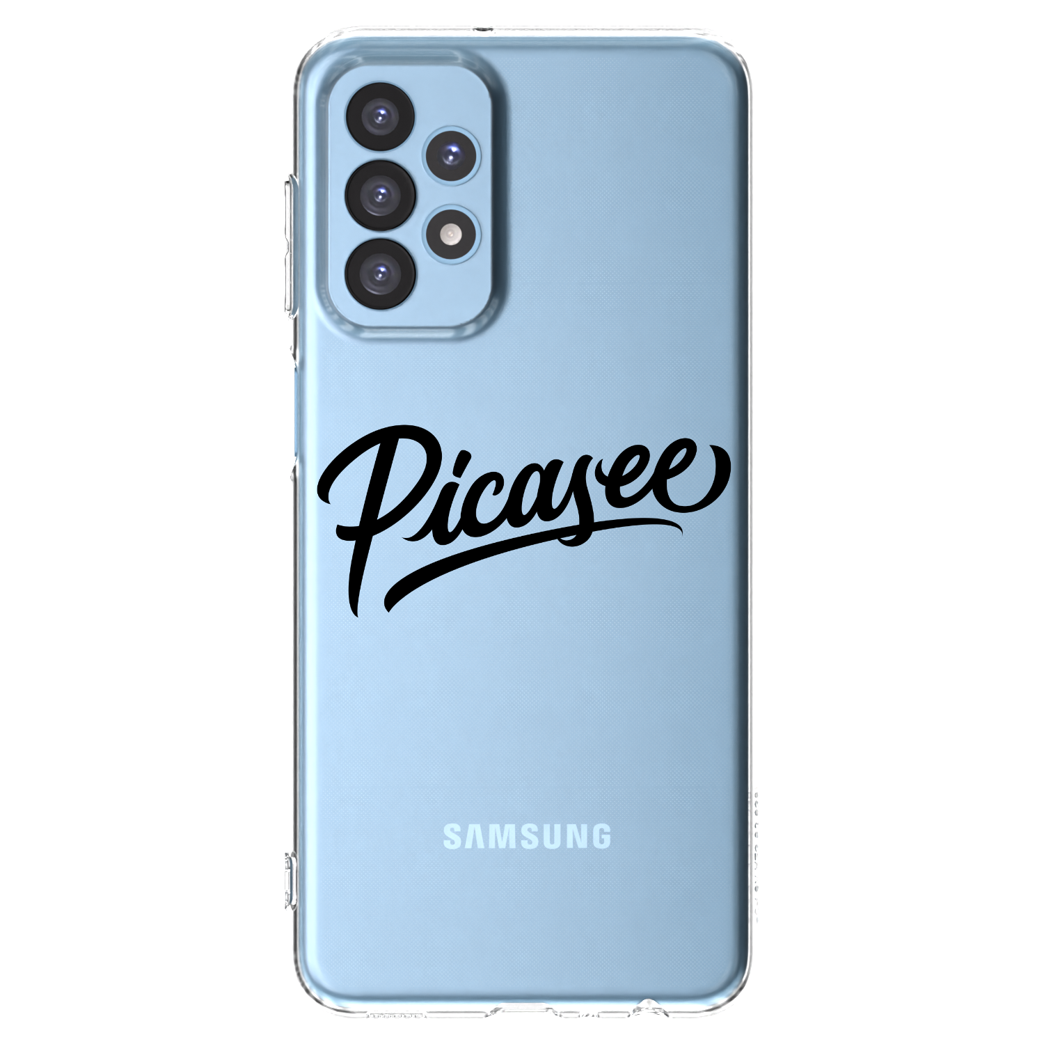 Picasee silikonový průhledný obal pro Samsung Galaxy A23 A235F 4G - Picasee - old logo - black
