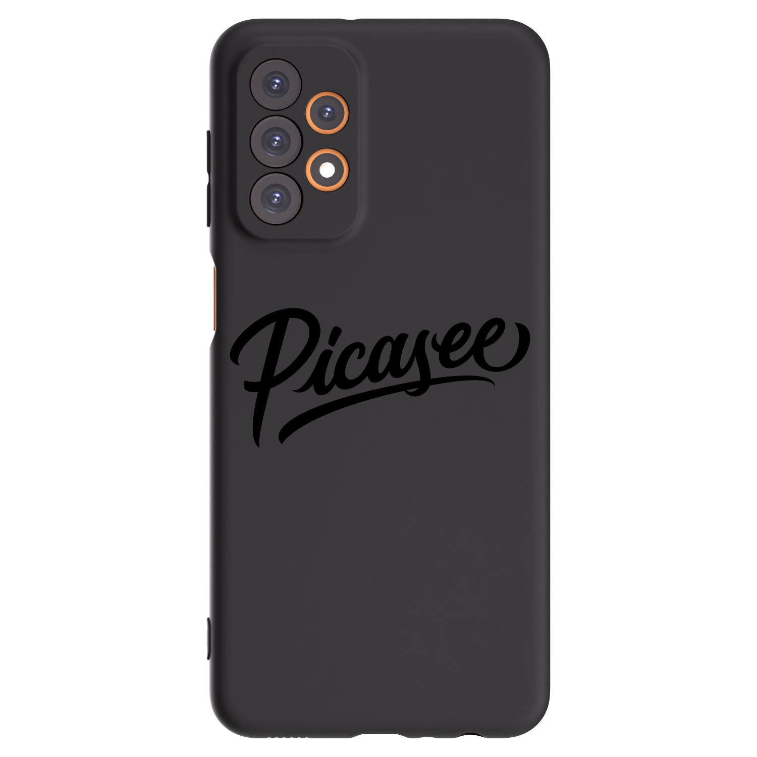 Picasee silikonový černý obal pro Samsung Galaxy A23 A236B 5G - Picasee - old logo - black