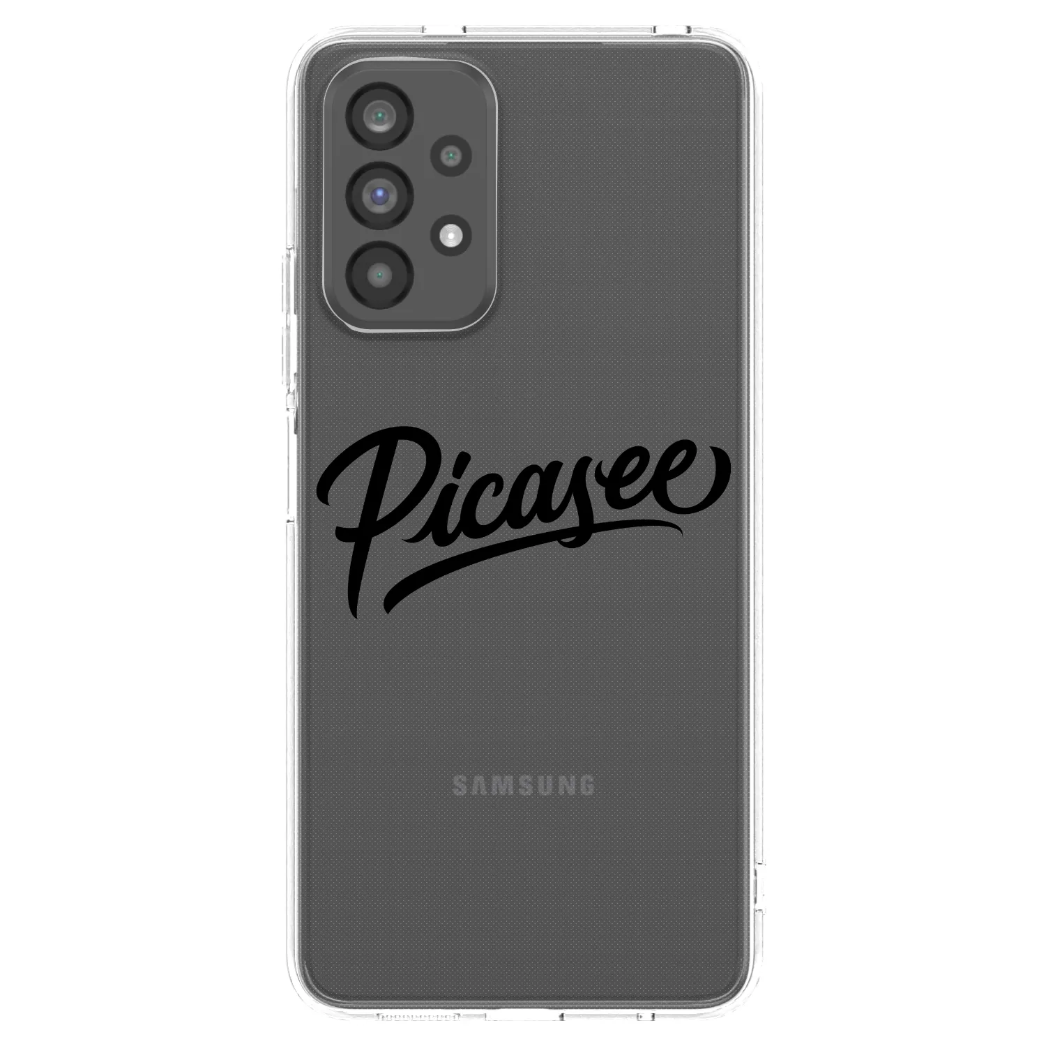 Picasee silikonový průhledný obal pro Samsung Galaxy A73 5G - Picasee - old logo - black