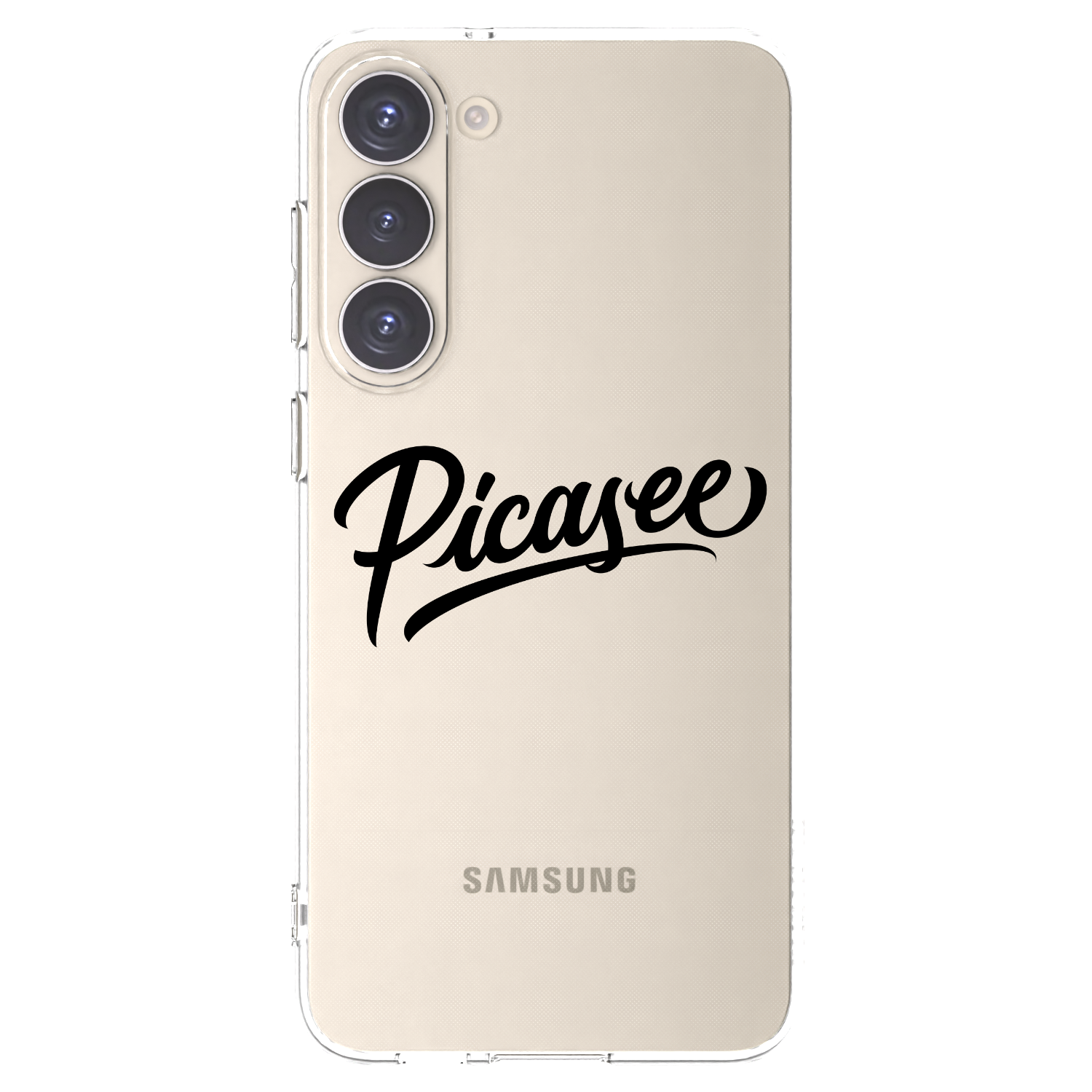 Picasee silikonový průhledný obal pro Samsung Galaxy S23+ 5G - Picasee - old logo - black