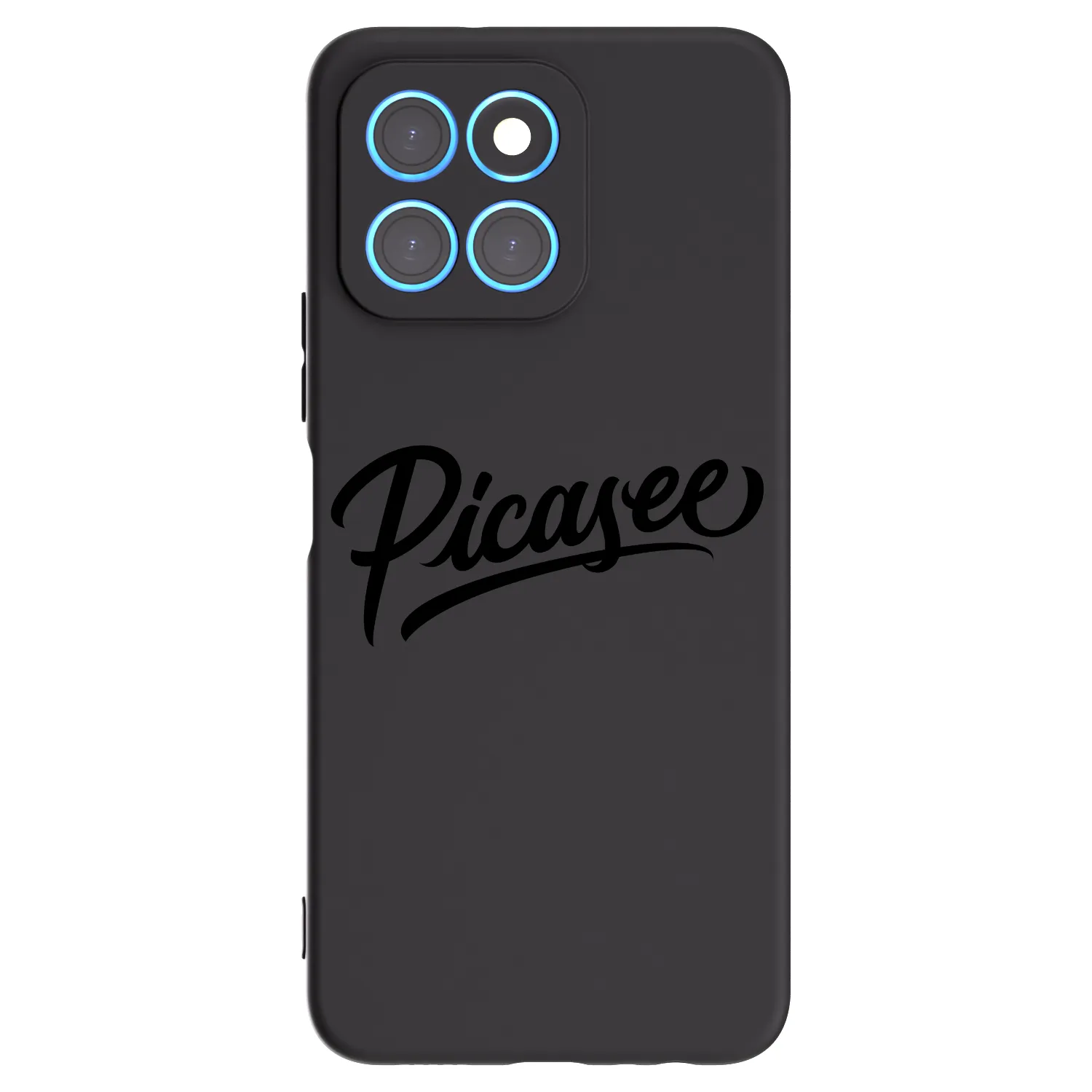 Picasee silikonový černý obal pro Honor X8 5G - Picasee - old logo - black