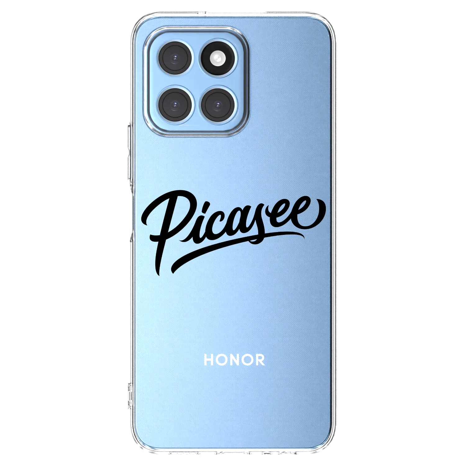 Picasee silikonový průhledný obal pro Honor X6 - Picasee - old logo - black