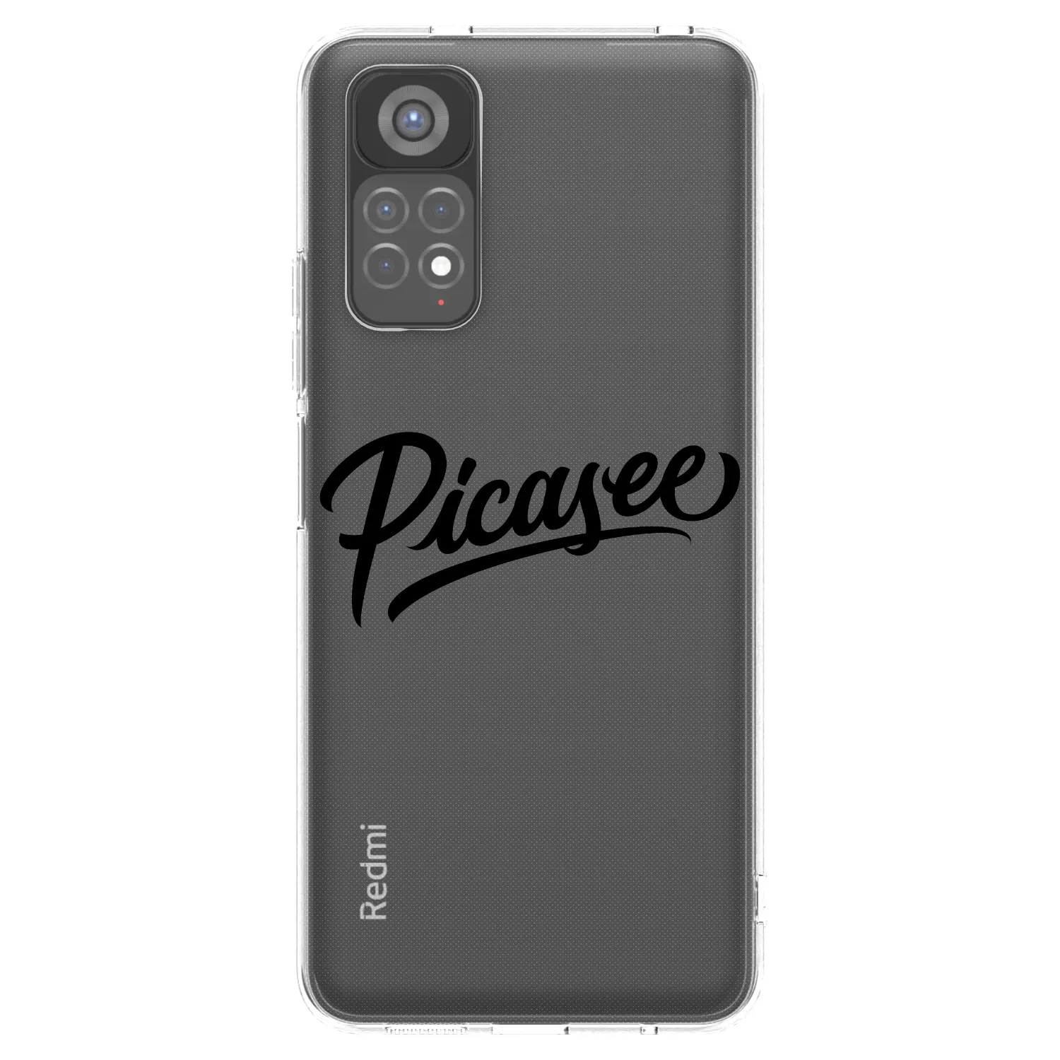 Picasee silikonový průhledný obal pro Xiaomi Redmi Note 11S 5G - Picasee - old logo - black