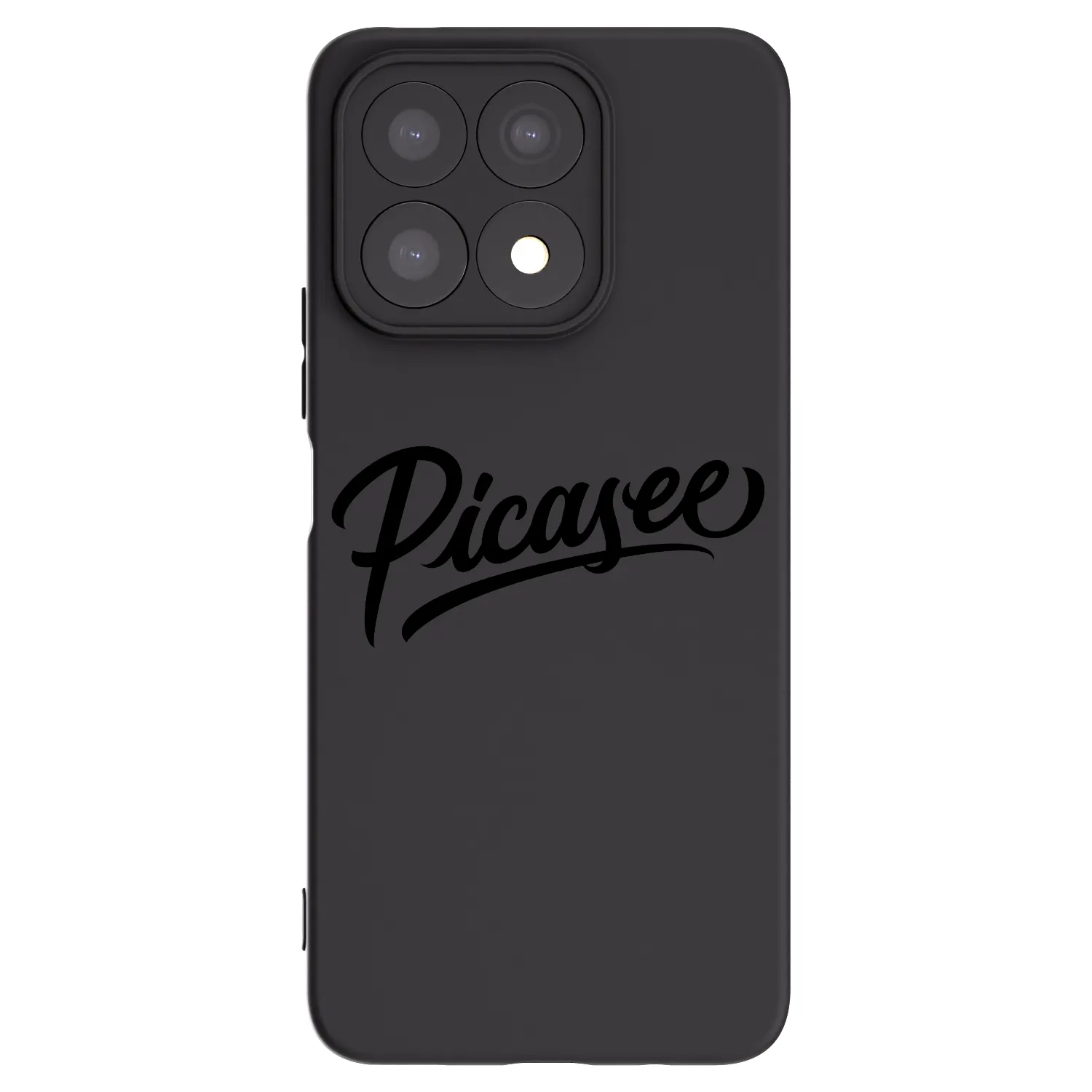 Picasee silikonový černý obal pro Honor X8a - Picasee - old logo - black