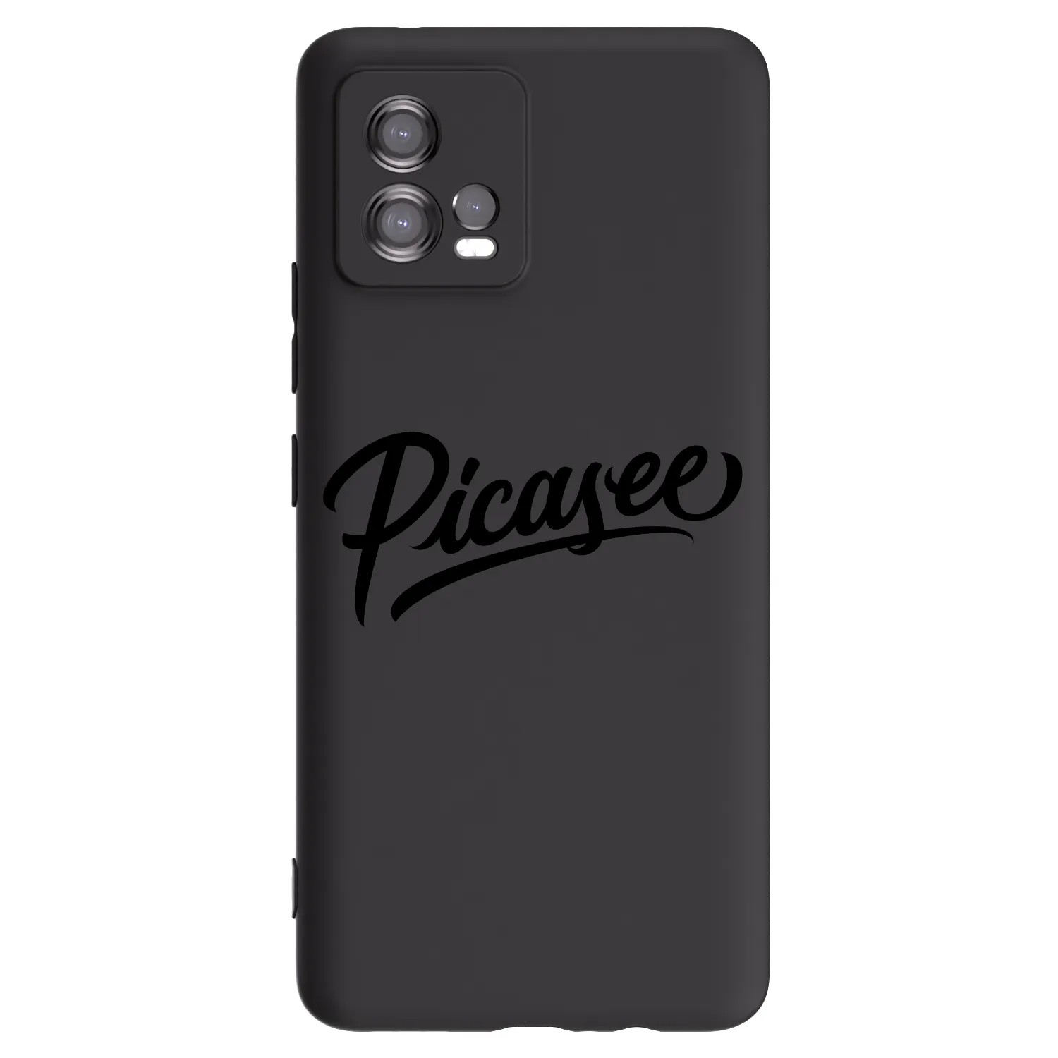 Picasee silikonový černý obal pro Motorola Moto G72 - Picasee - old logo - black