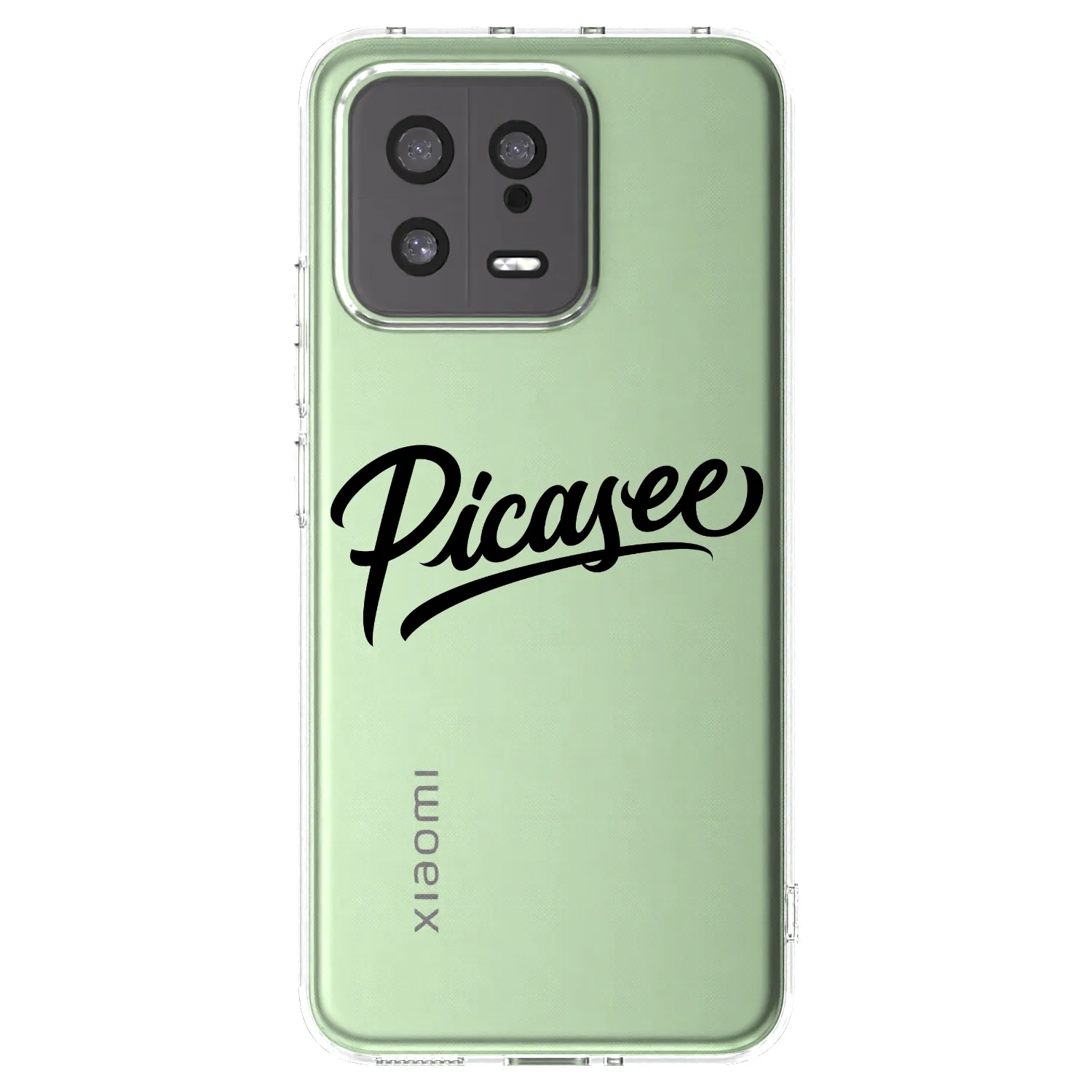 Picasee silikonový průhledný obal pro Xiaomi 13 - Picasee - old logo - black