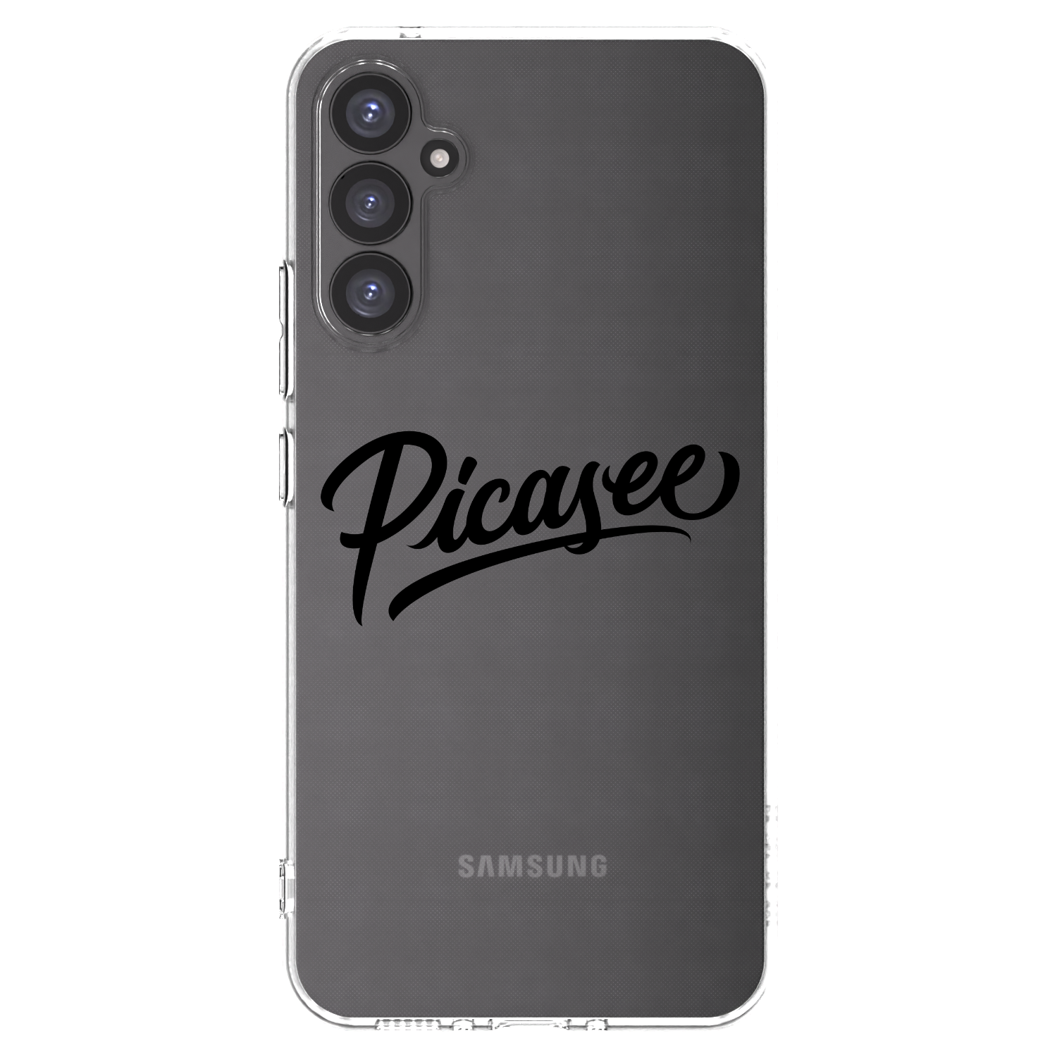 Picasee silikonový průhledný obal pro Samsung Galaxy A34 5G A346B - Picasee - old logo - black