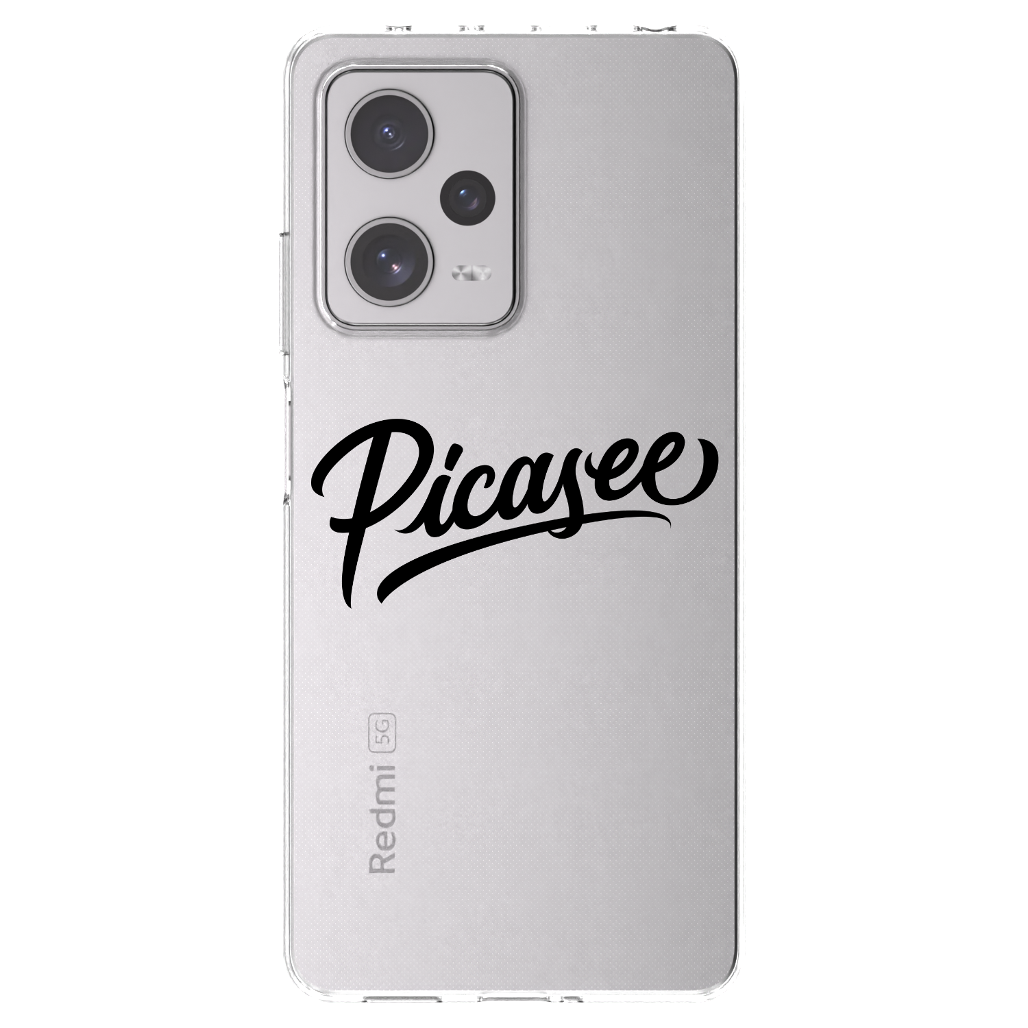 Picasee silikonový průhledný obal pro Xiaomi Redmi Note 12 Pro+ 5G - Picasee - old logo - black