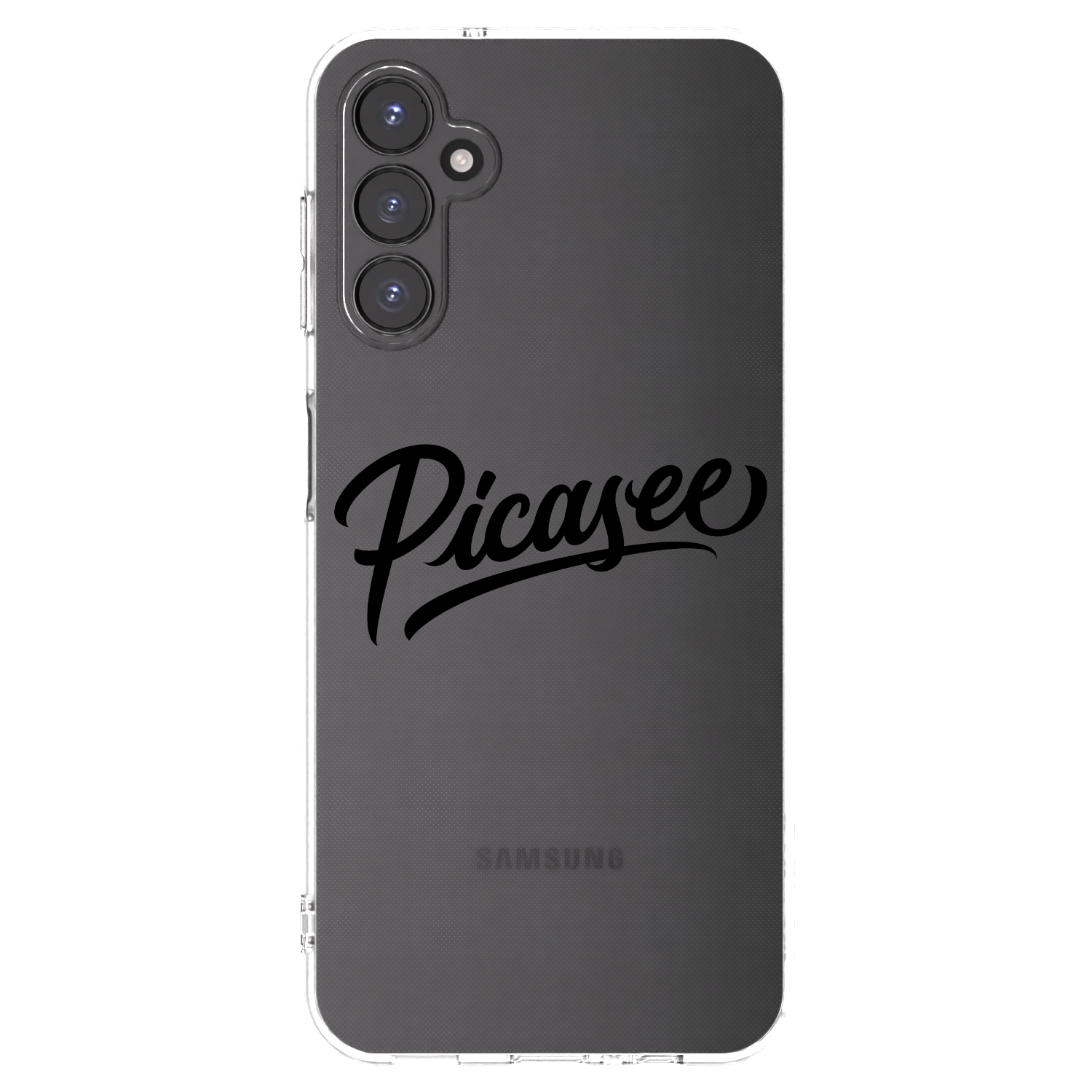 Picasee silikonový průhledný obal pro Samsung Galaxy A14 5G A146P - Picasee - old logo - black