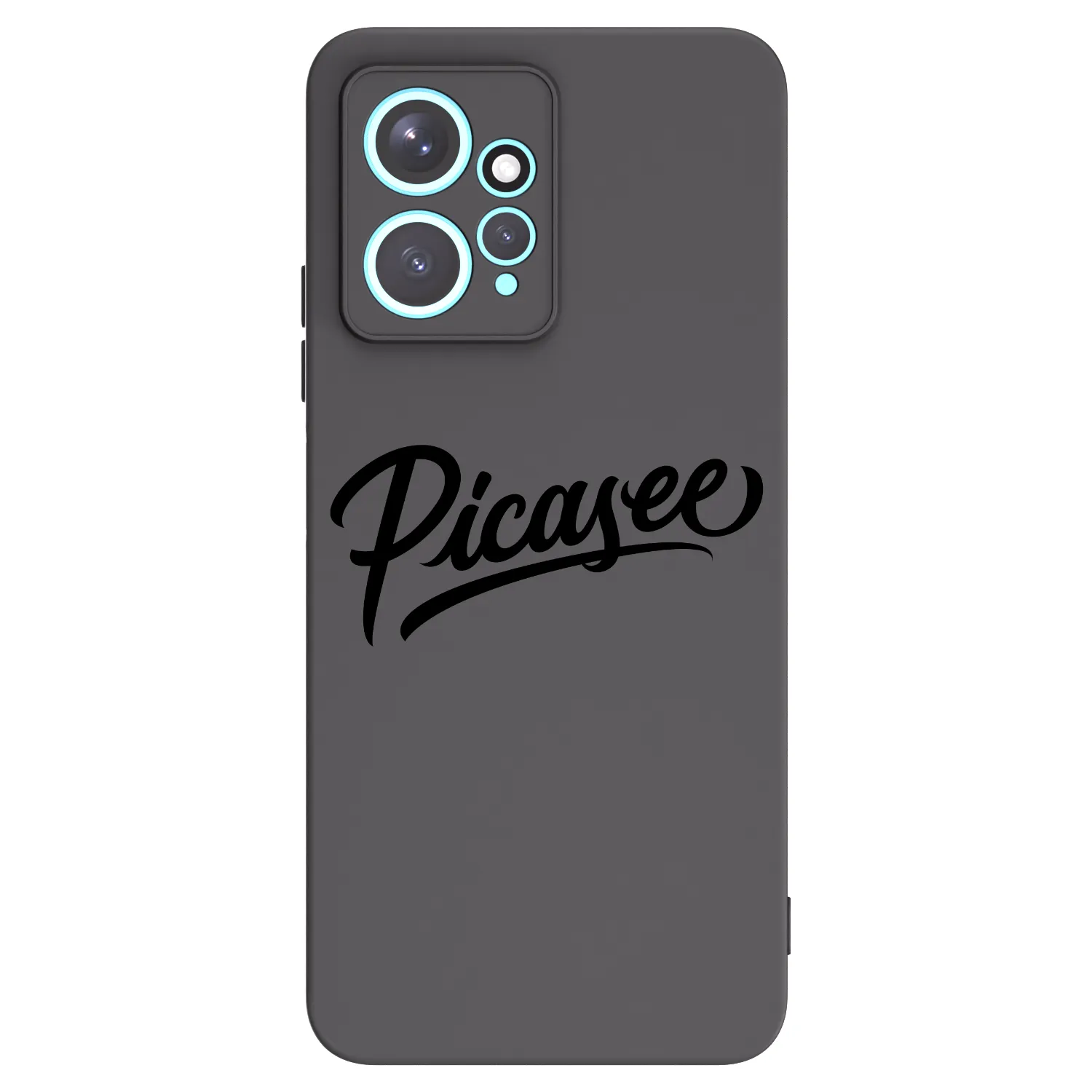 Picasee silikonový černý obal pro Xiaomi Redmi Note 12 4G - Picasee - old logo - black