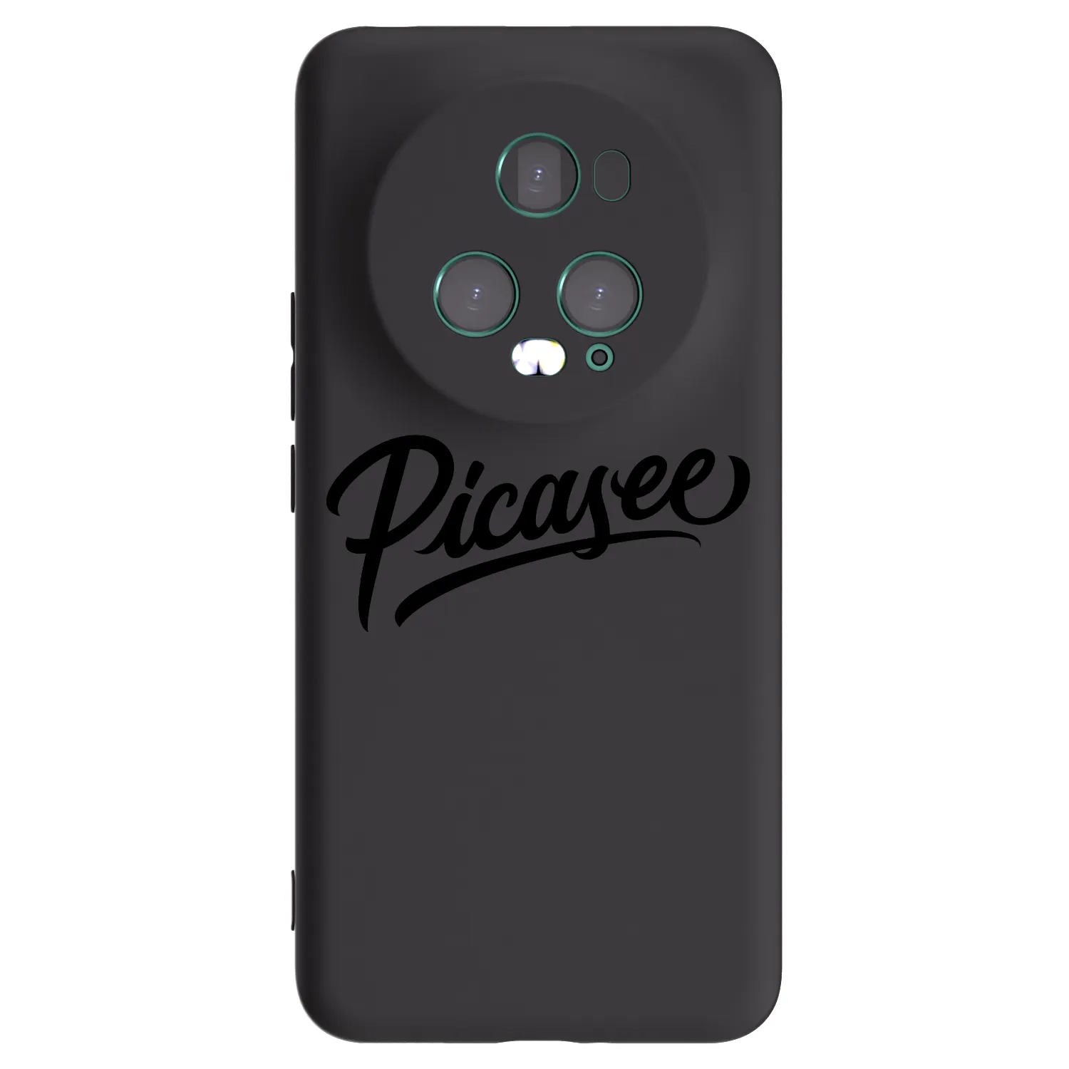 Picasee silikonový černý obal pro Honor Magic5 Pro - Picasee - old logo - black