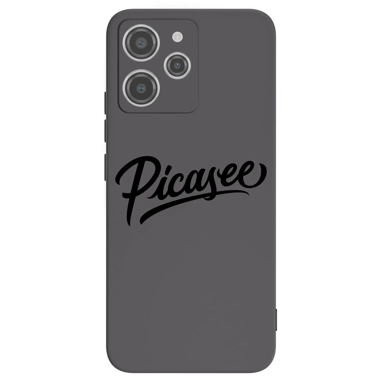 Picasee silikonový černý obal pro Xiaomi Redmi 12 4G - Picasee - old logo - black