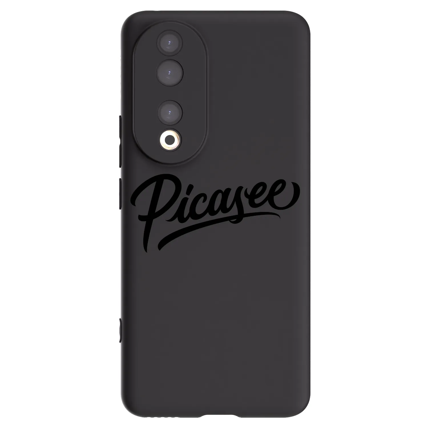 Picasee silikonový černý obal pro Honor 90 5G - Picasee - old logo - black