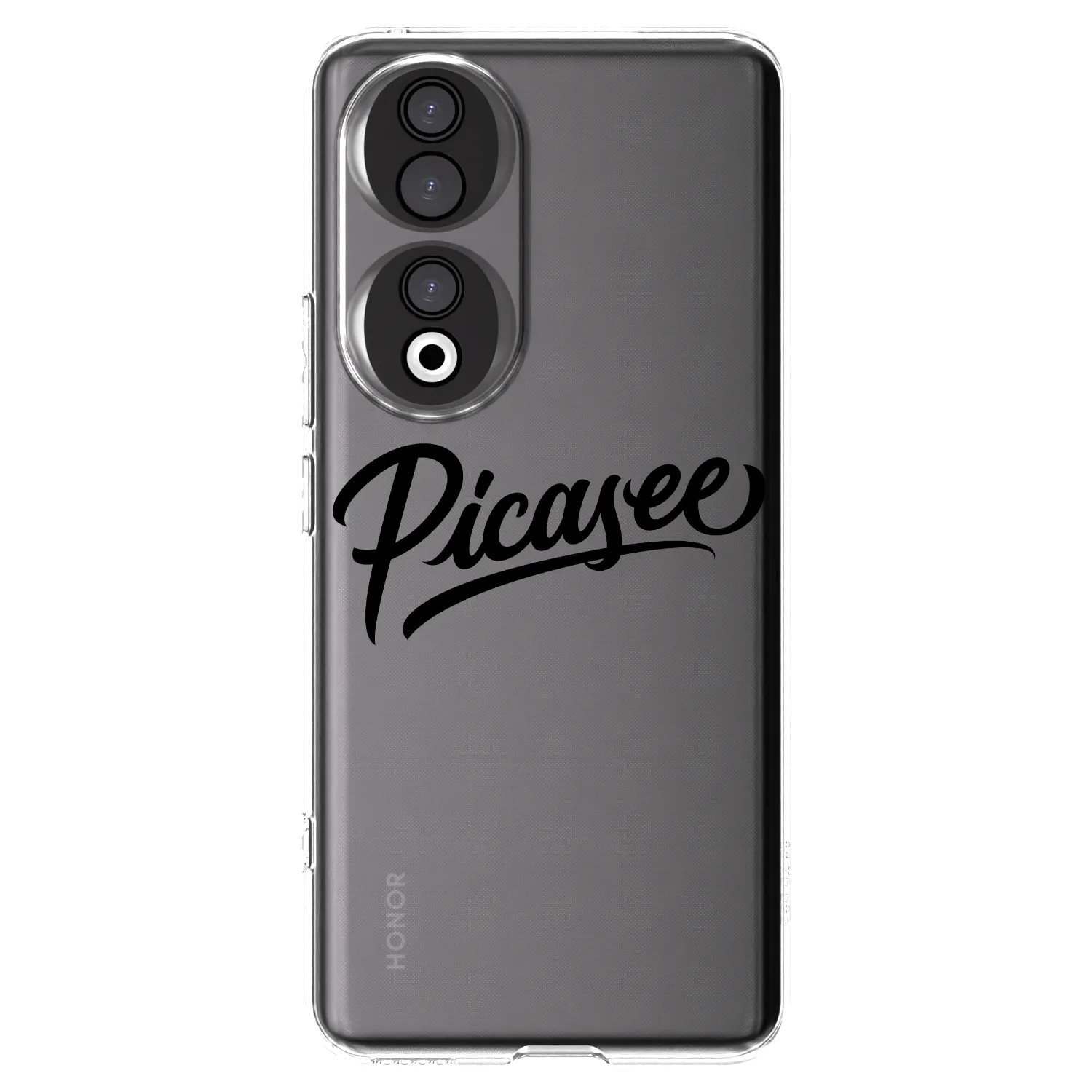 Picasee silikonový průhledný obal pro Honor 90 5G - Picasee - old logo - black