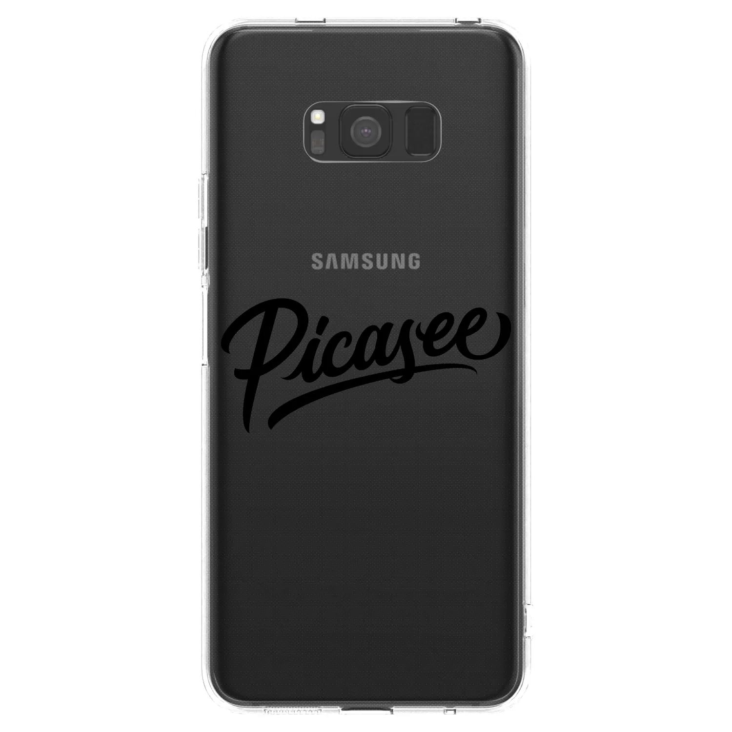 Picasee silikonový průhledný obal pro Samsung Galaxy S8 G950F - Picasee - old logo - black