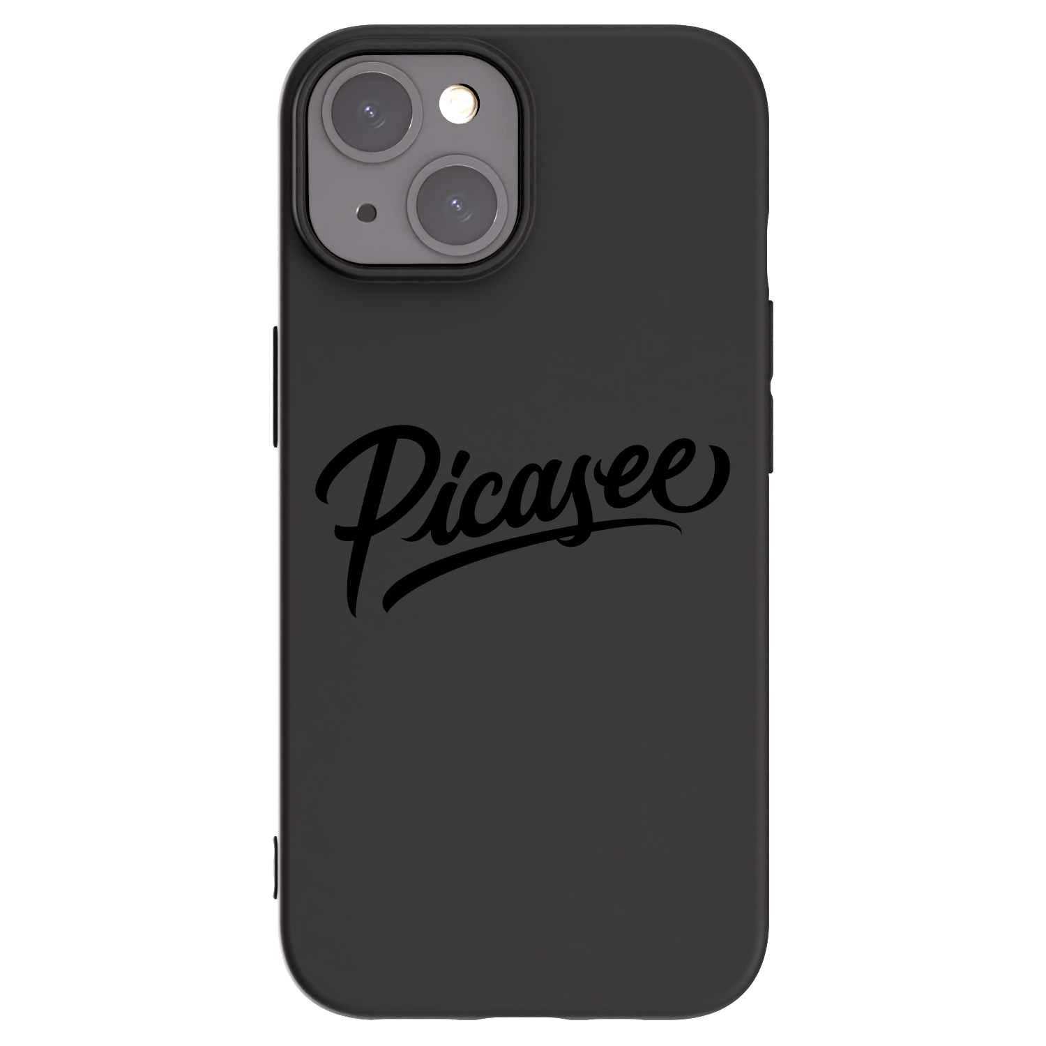 Picasee silikonový černý obal pro Apple iPhone 15 - Picasee - old logo - black