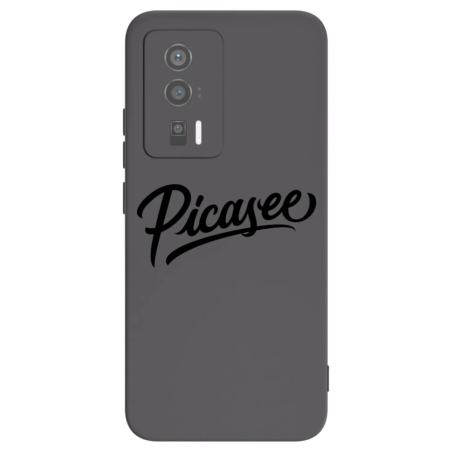 Picasee silikonový černý obal pro Xiaomi Poco F5 Pro 5G - Picasee - old logo - black