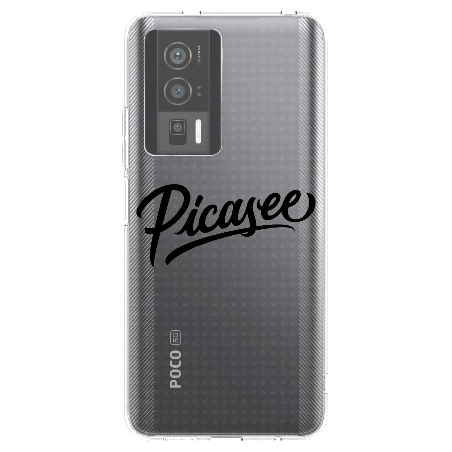 Picasee silikonový průhledný obal pro Xiaomi Poco F5 Pro 5G - Picasee - old logo - black