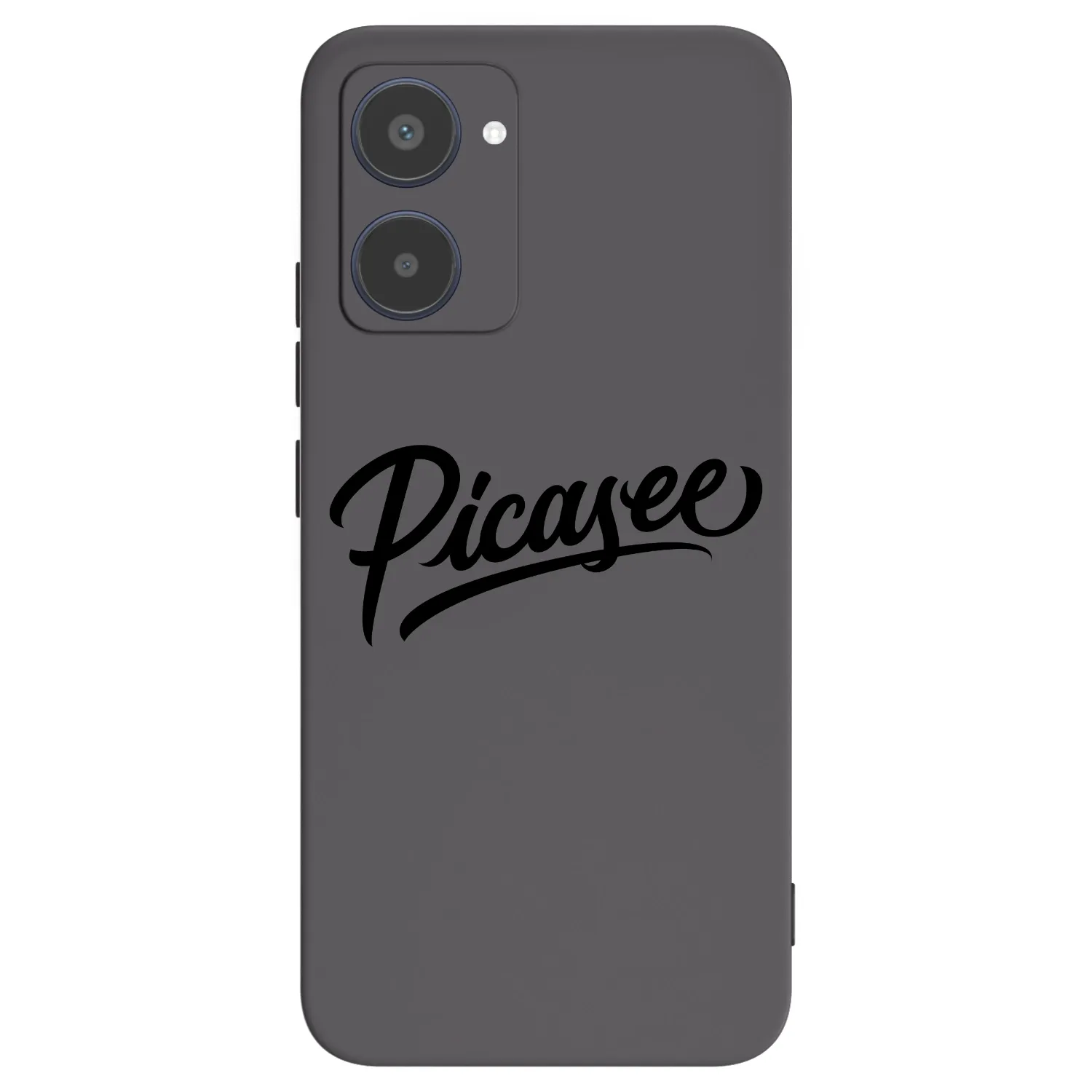 Picasee silikonový černý obal pro Realme 10 4G - Picasee - old logo - black