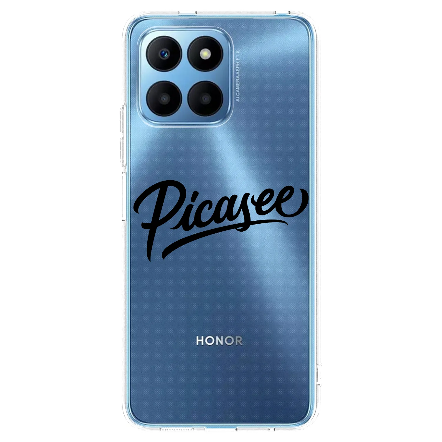 Picasee silikonový průhledný obal pro Honor 70 Lite - Picasee - old logo - black