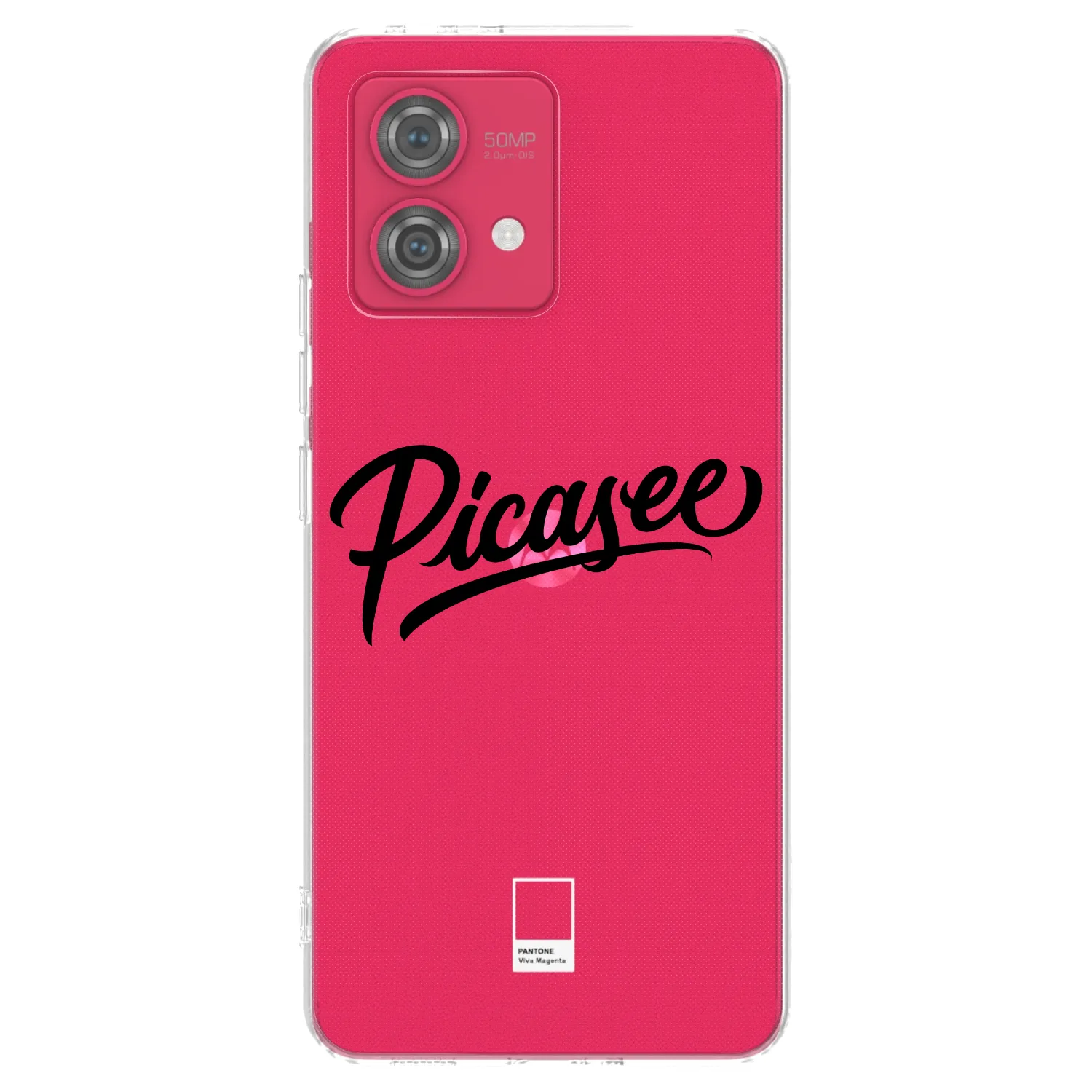 Picasee silikonový průhledný obal pro Motorola Moto G84 5G - Picasee - old logo - black