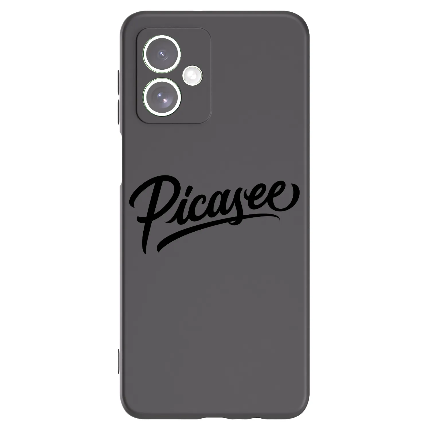 Picasee silikonový černý obal pro Motorola Moto G54 5G - Picasee - old logo - black