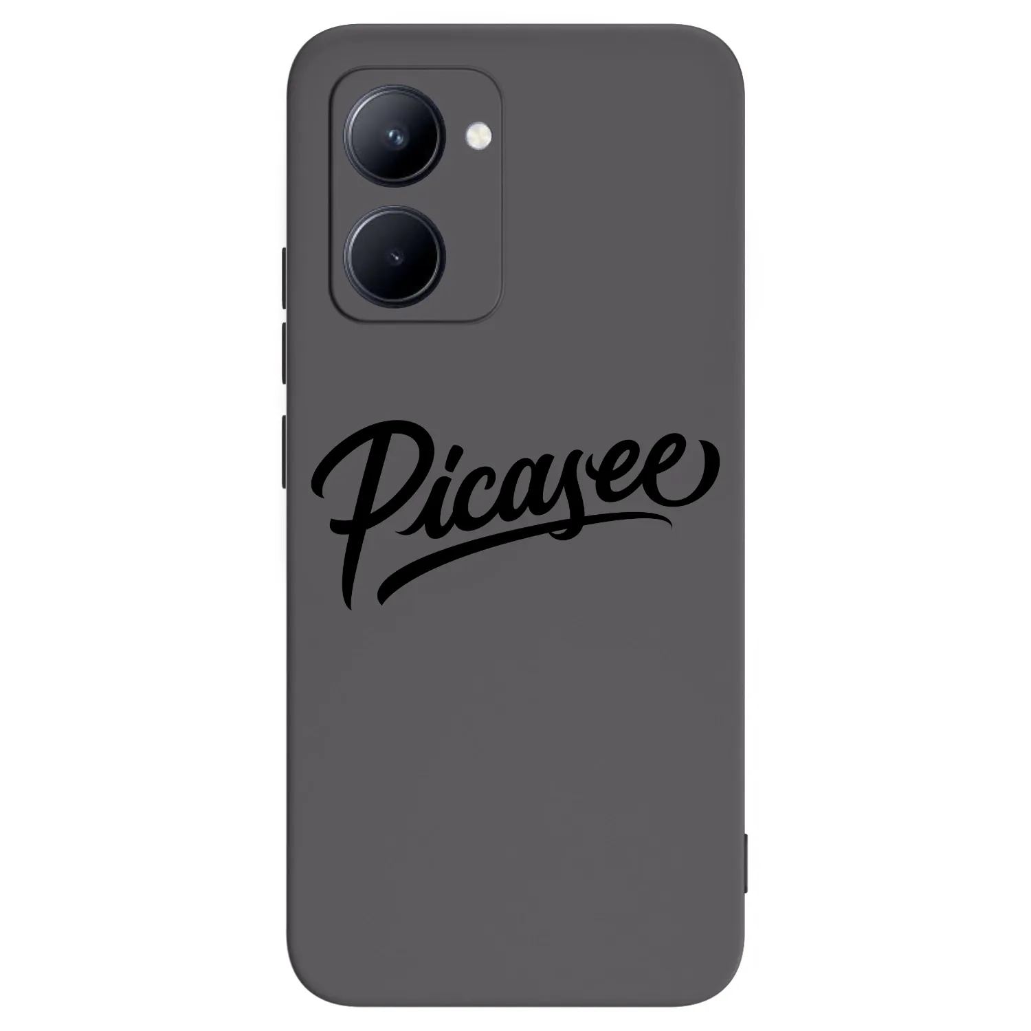 Picasee silikonový černý obal pro Realme C33 (2023) - Picasee - old logo - black