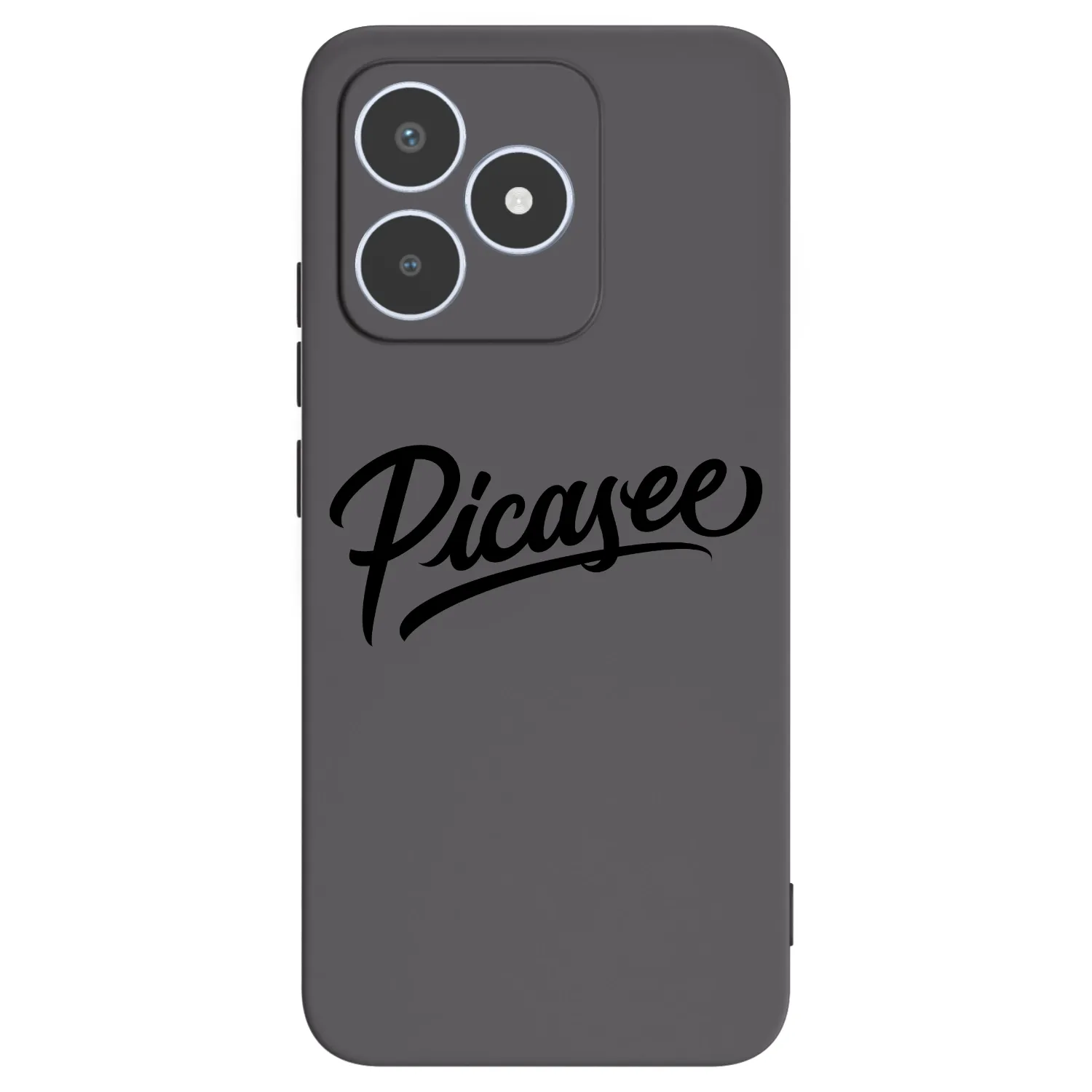 Picasee silikonový černý obal pro Realme C53 - Picasee - old logo - black