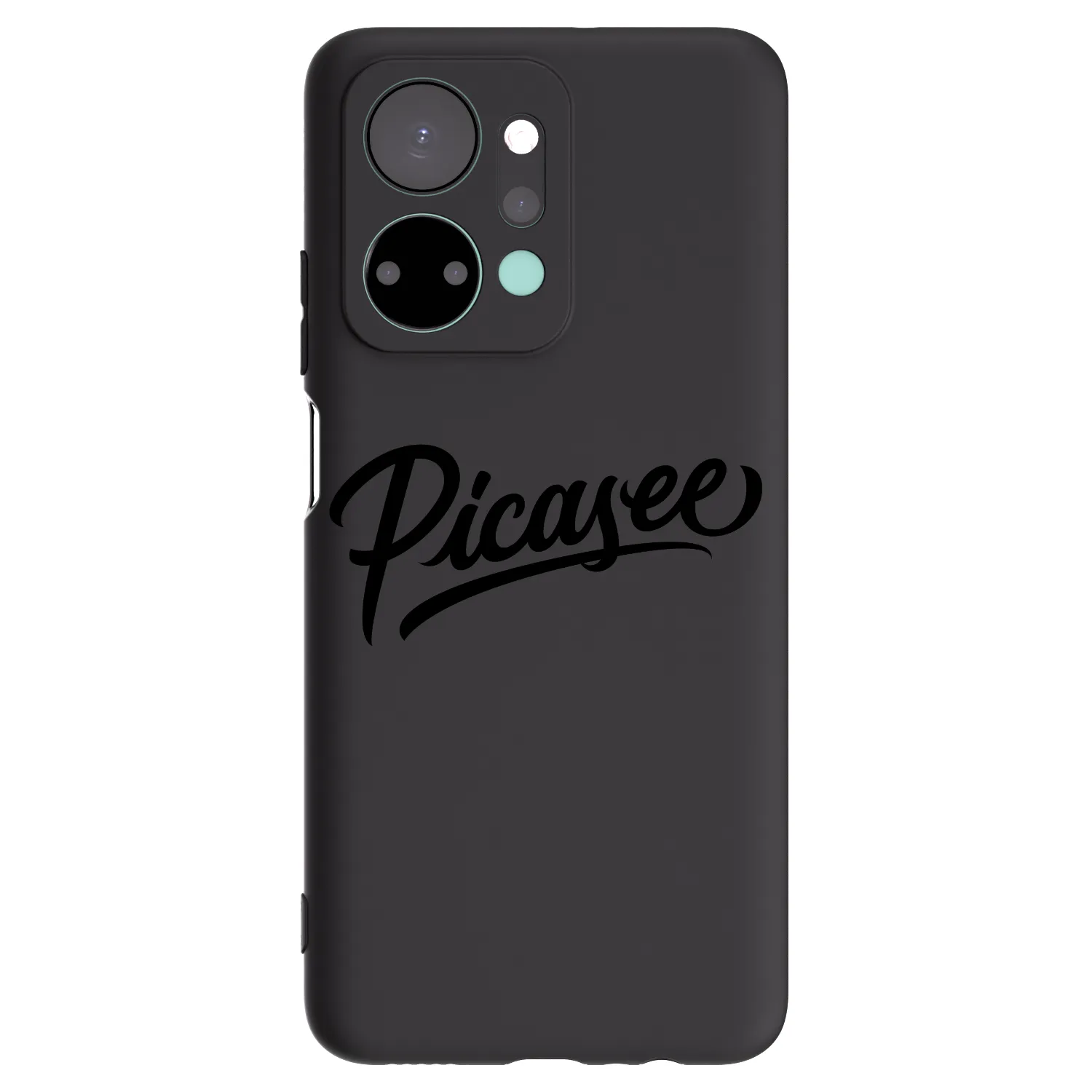Picasee silikonový černý obal pro Honor X7a - Picasee - old logo - black