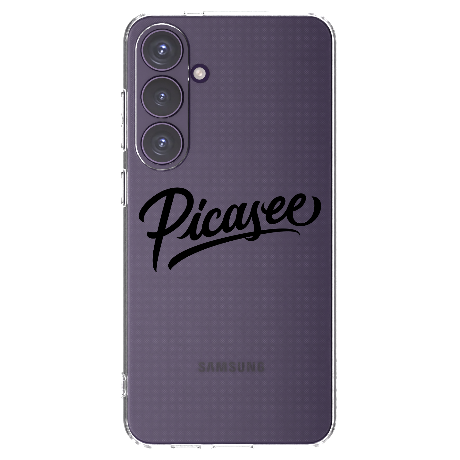 Picasee silikonový průhledný obal pro Samsung Galaxy S24+ S926B 5G - Picasee - old logo - black