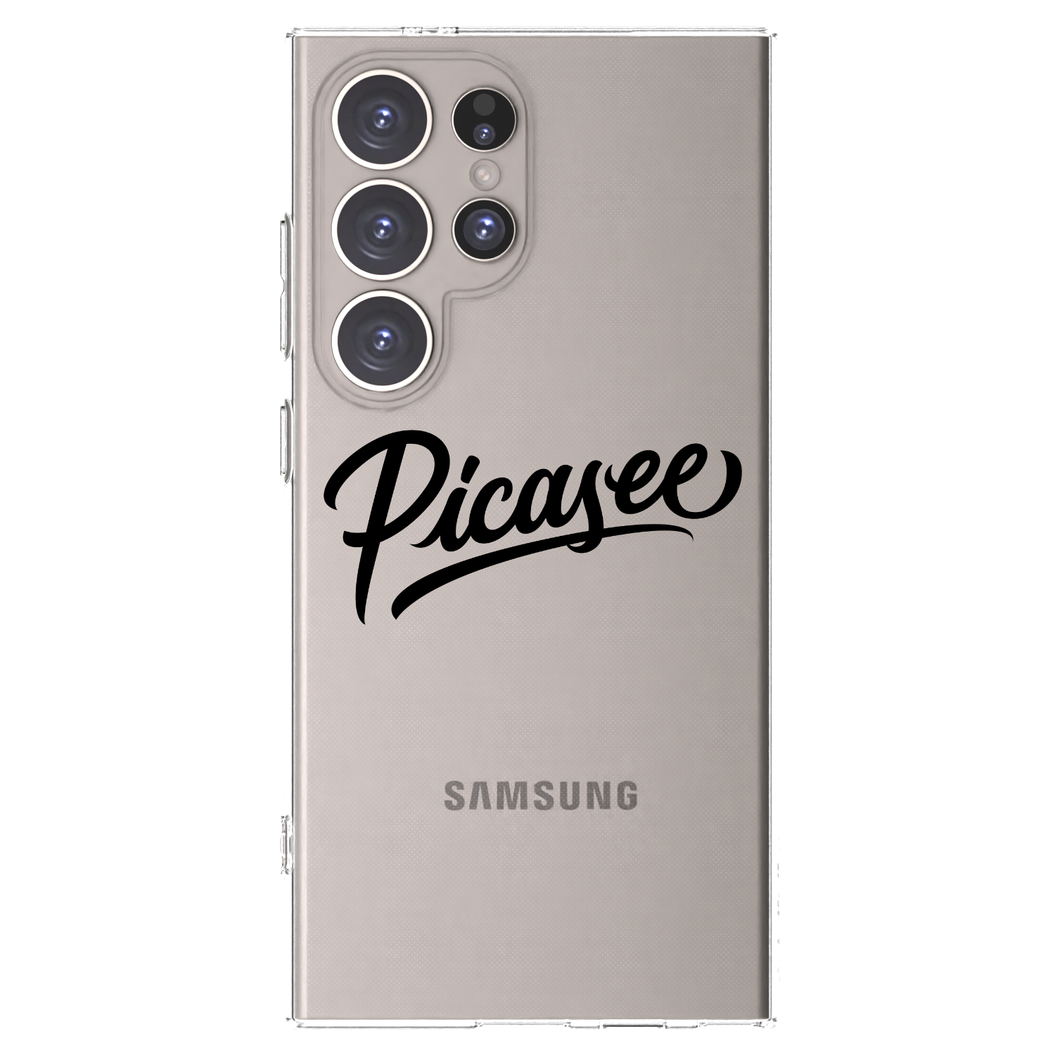 Picasee silikonový průhledný obal pro Samsung Galaxy S24 Ultra S928B 5G - Picasee - old logo - black