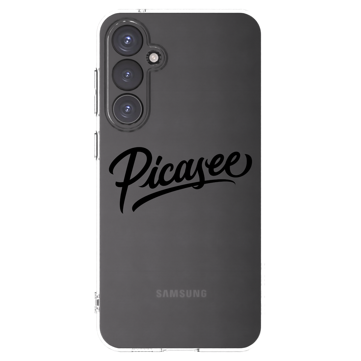 Picasee silikonový průhledný obal pro Samsung Galaxy S23 FE S711B - Picasee - old logo - black