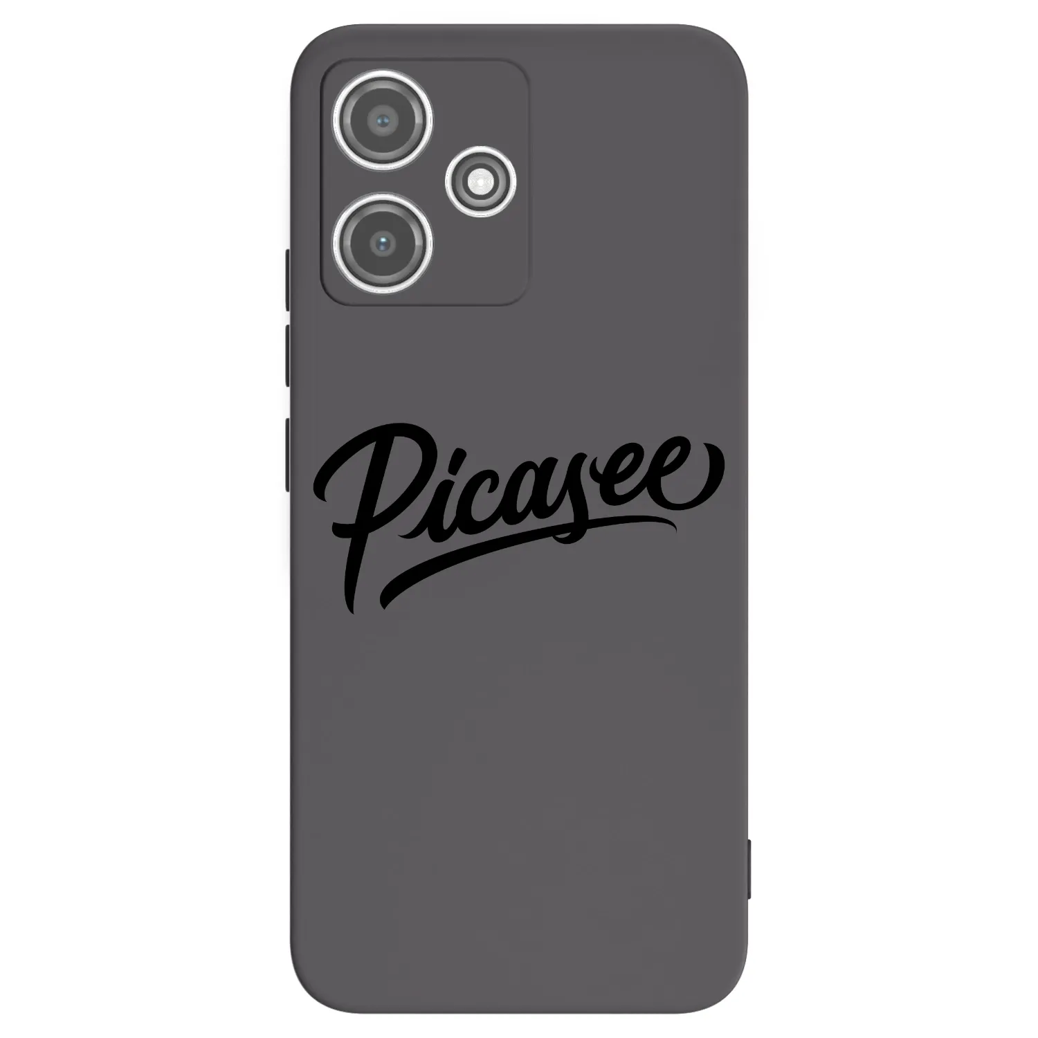 Picasee silikonový černý obal pro Xiaomi Redmi 12 5G - Picasee - old logo - black