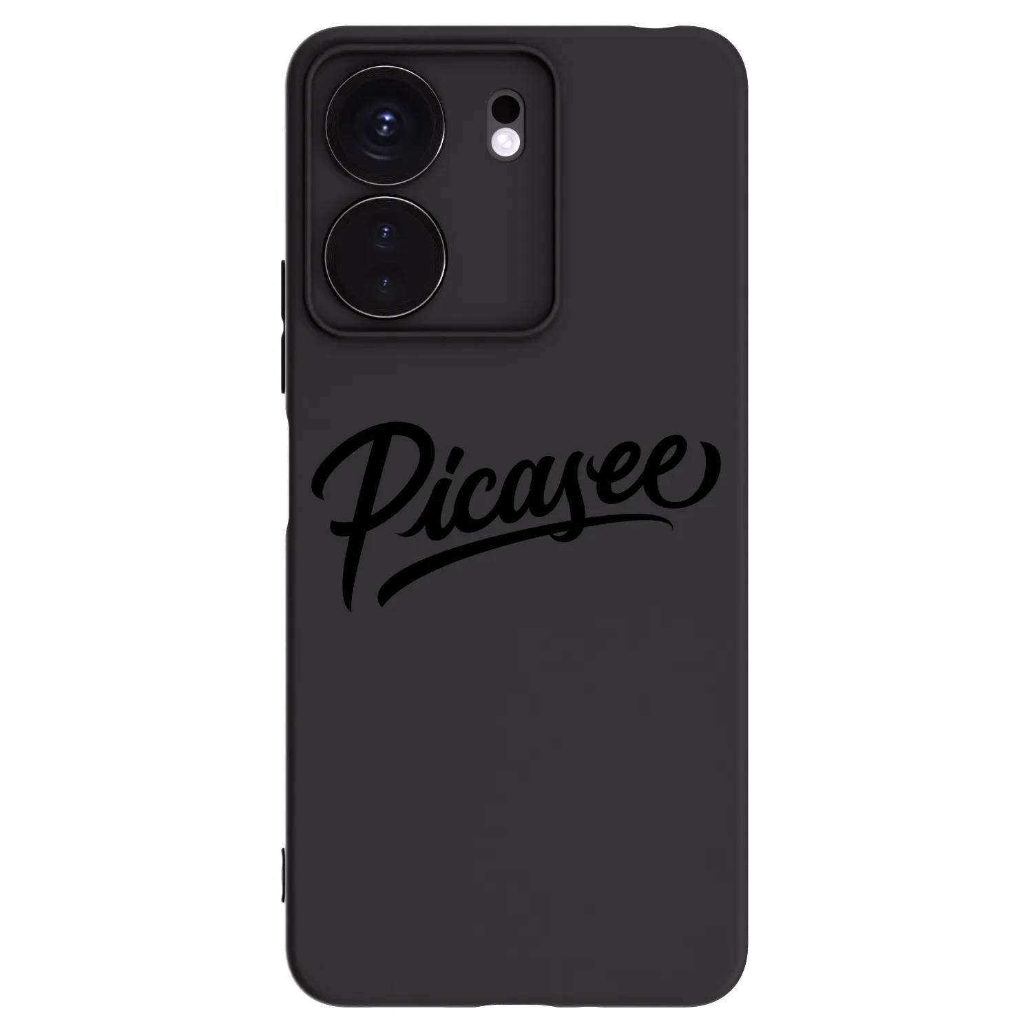 Picasee silikonový černý obal pro Xiaomi Redmi 13C 4G - Picasee - old logo - black