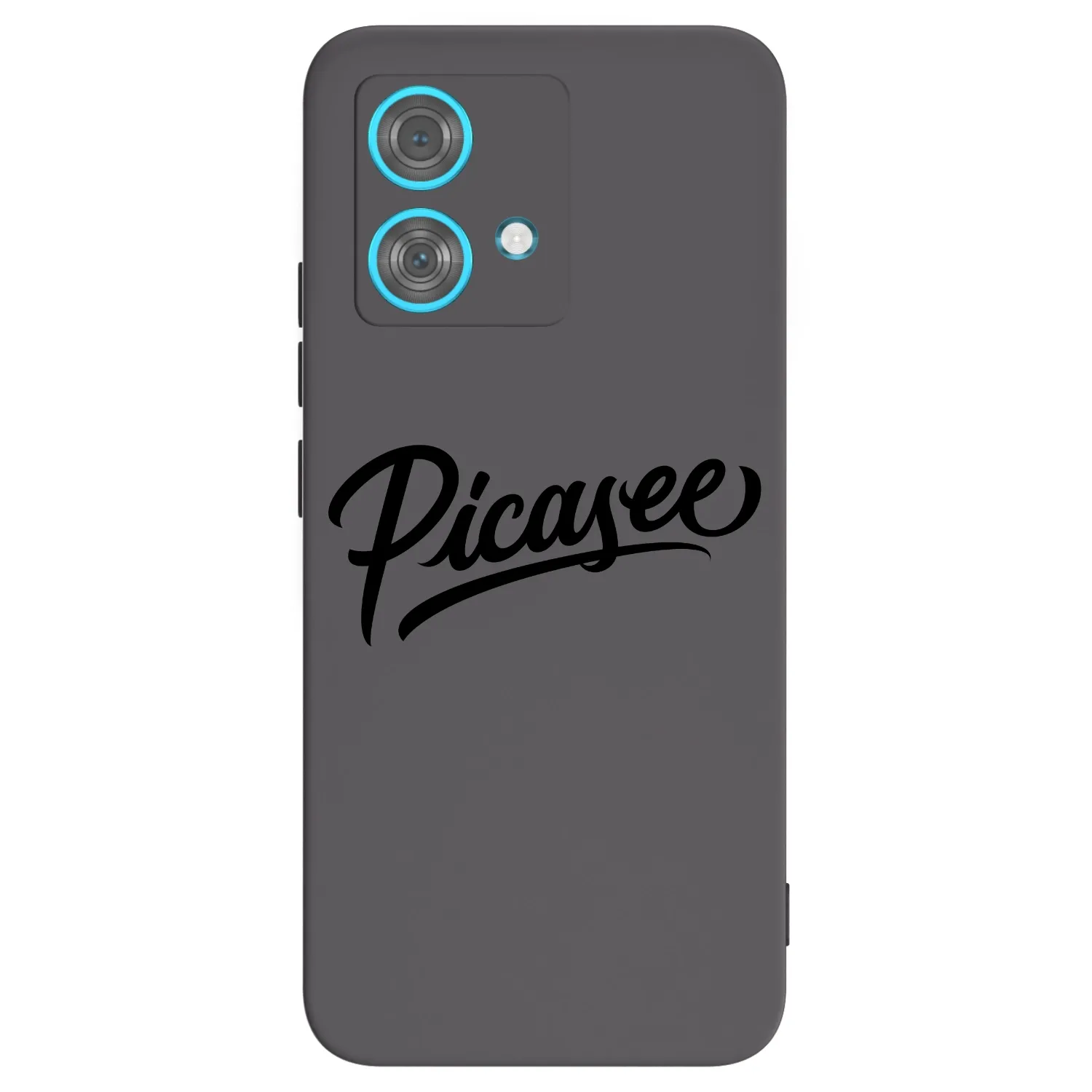Picasee silikonový černý obal pro Motorola Edge 40 Neo - Picasee - old logo - black