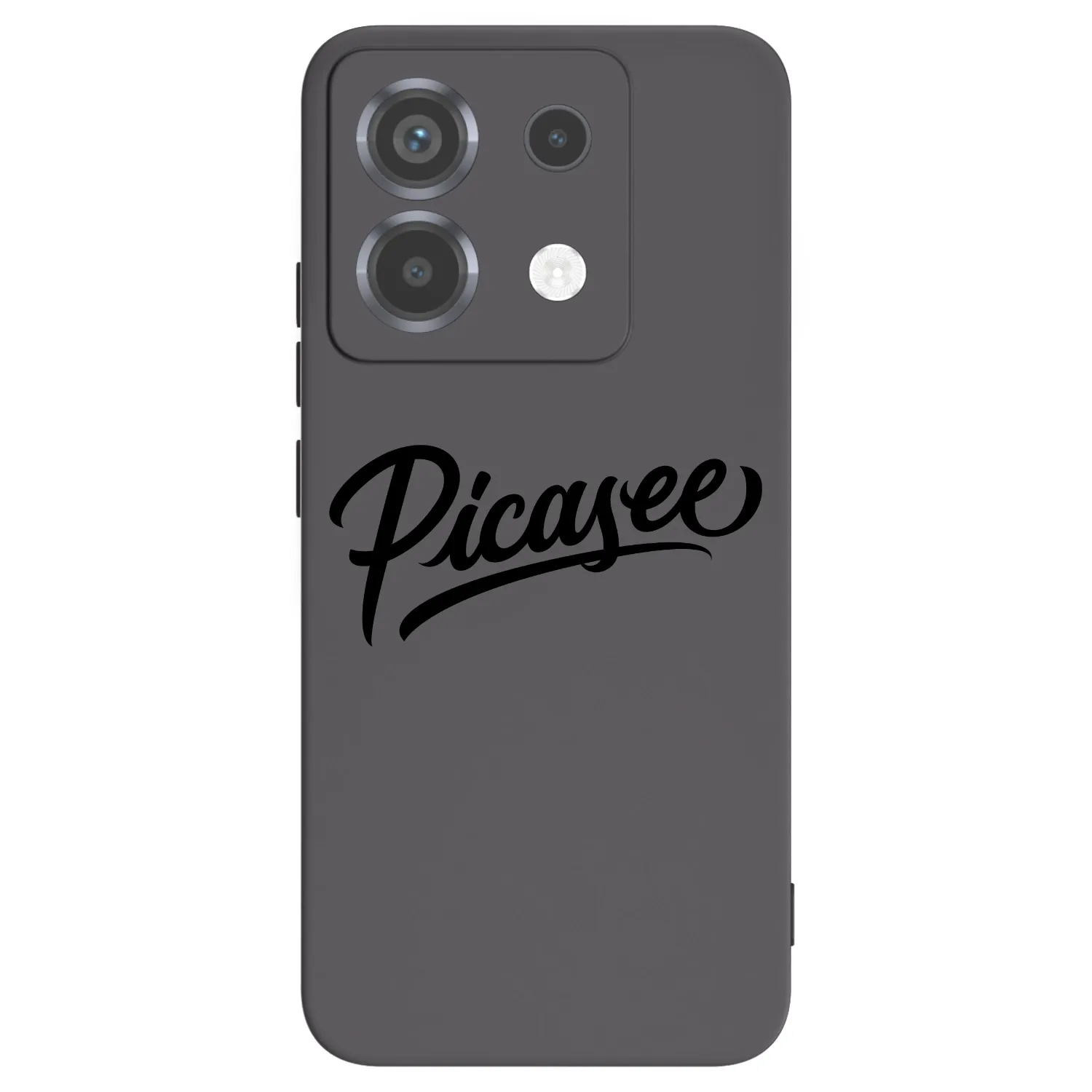 Picasee silikonový černý obal pro Xiaomi Poco X6 - Picasee - old logo - black