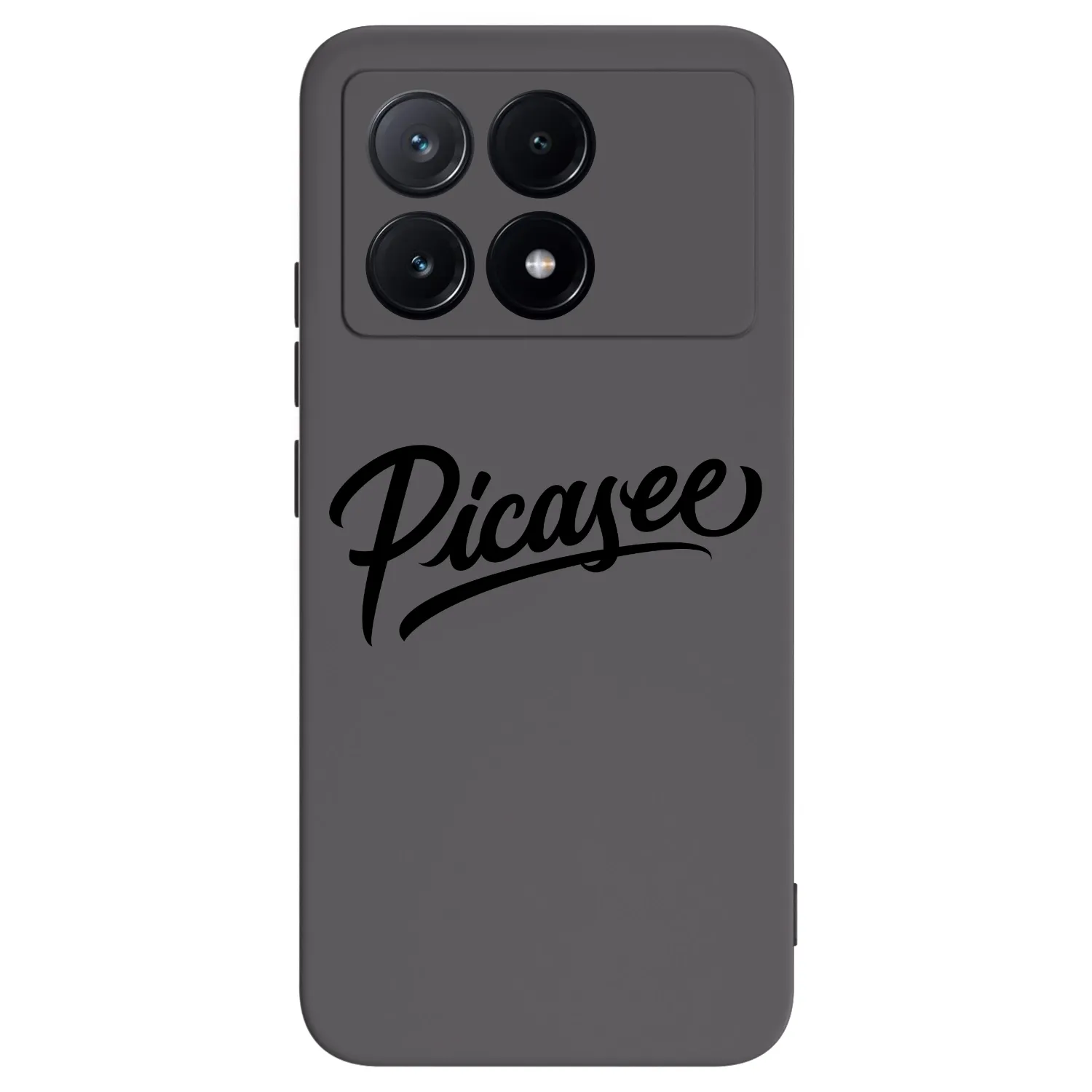 Picasee silikonový černý obal pro Xiaomi Poco X6 Pro - Picasee - old logo - black