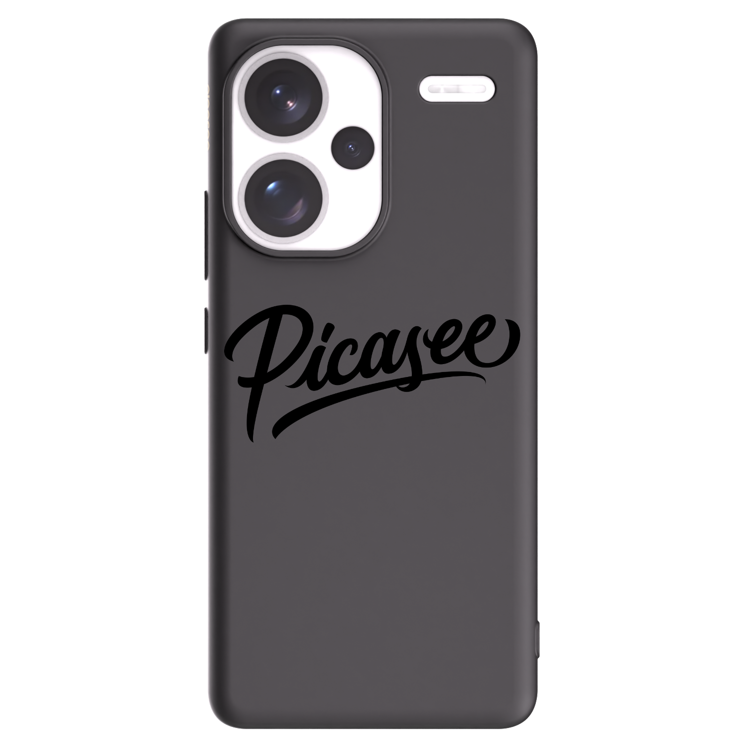 Picasee silikonový černý obal pro Xiaomi Redmi Note 13 Pro+ 5G - Picasee - old logo - black
