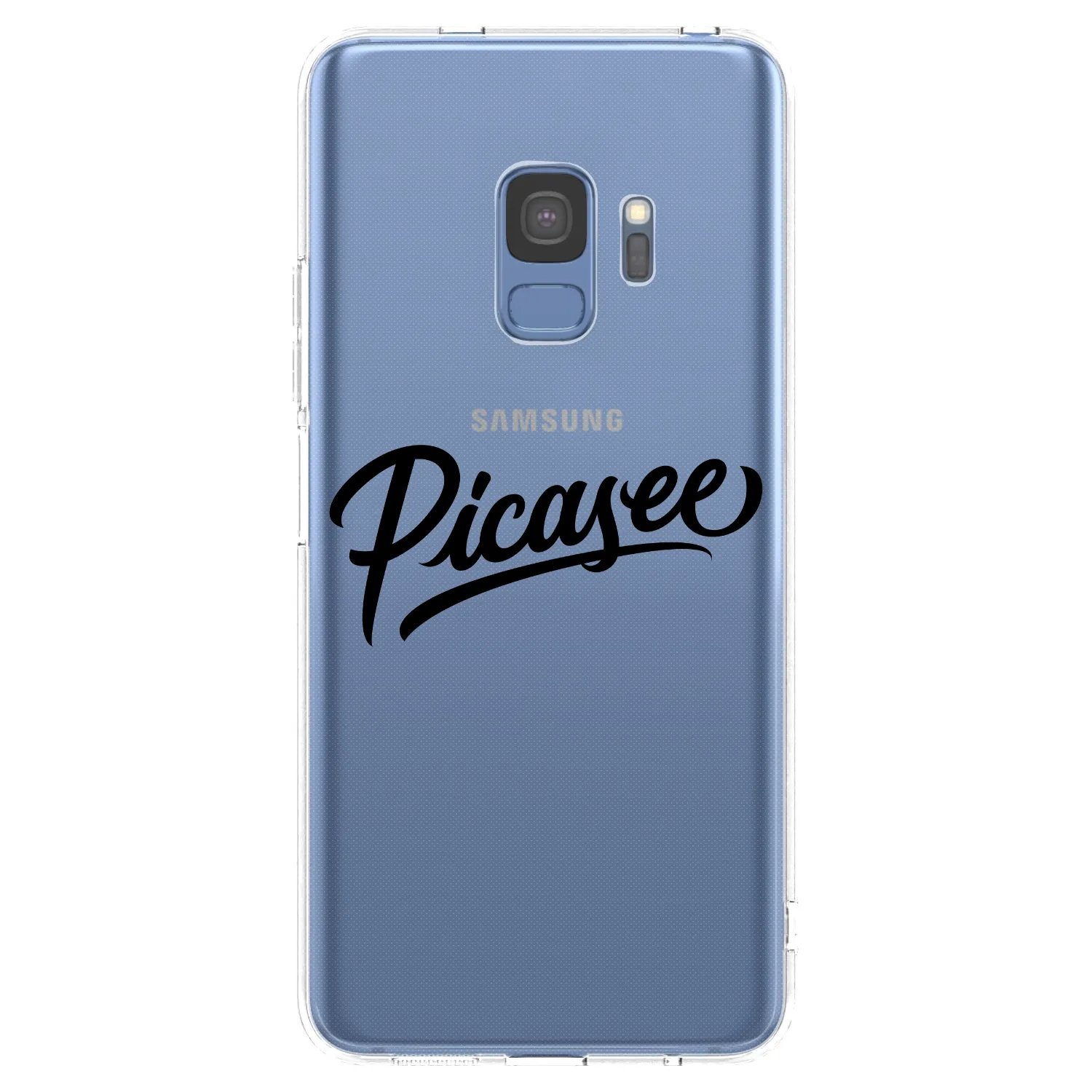 Picasee silikonový průhledný obal pro Samsung Galaxy S9 G960F - Picasee - old logo - black