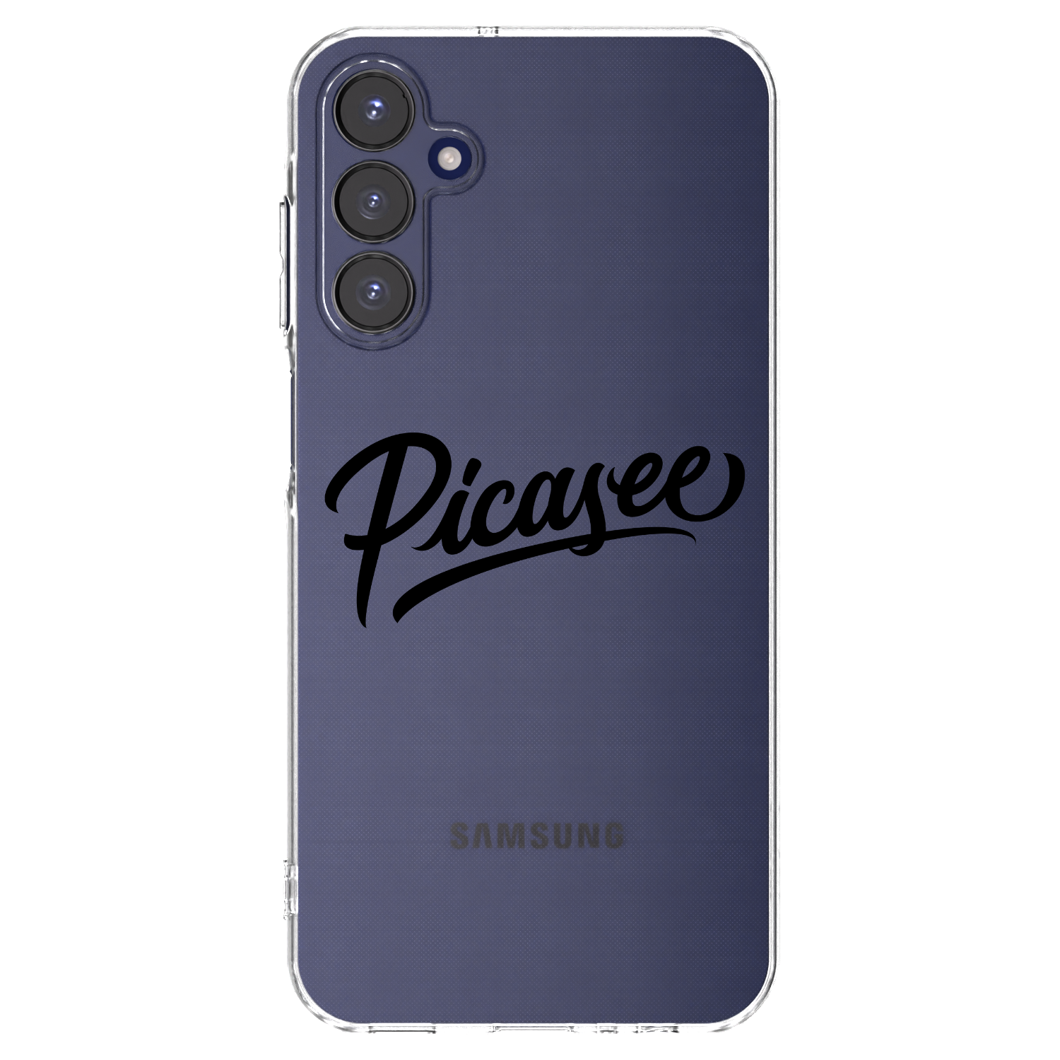 Picasee silikonový průhledný obal pro Samsung Galaxy A15 A155F 4G - Picasee - old logo - black