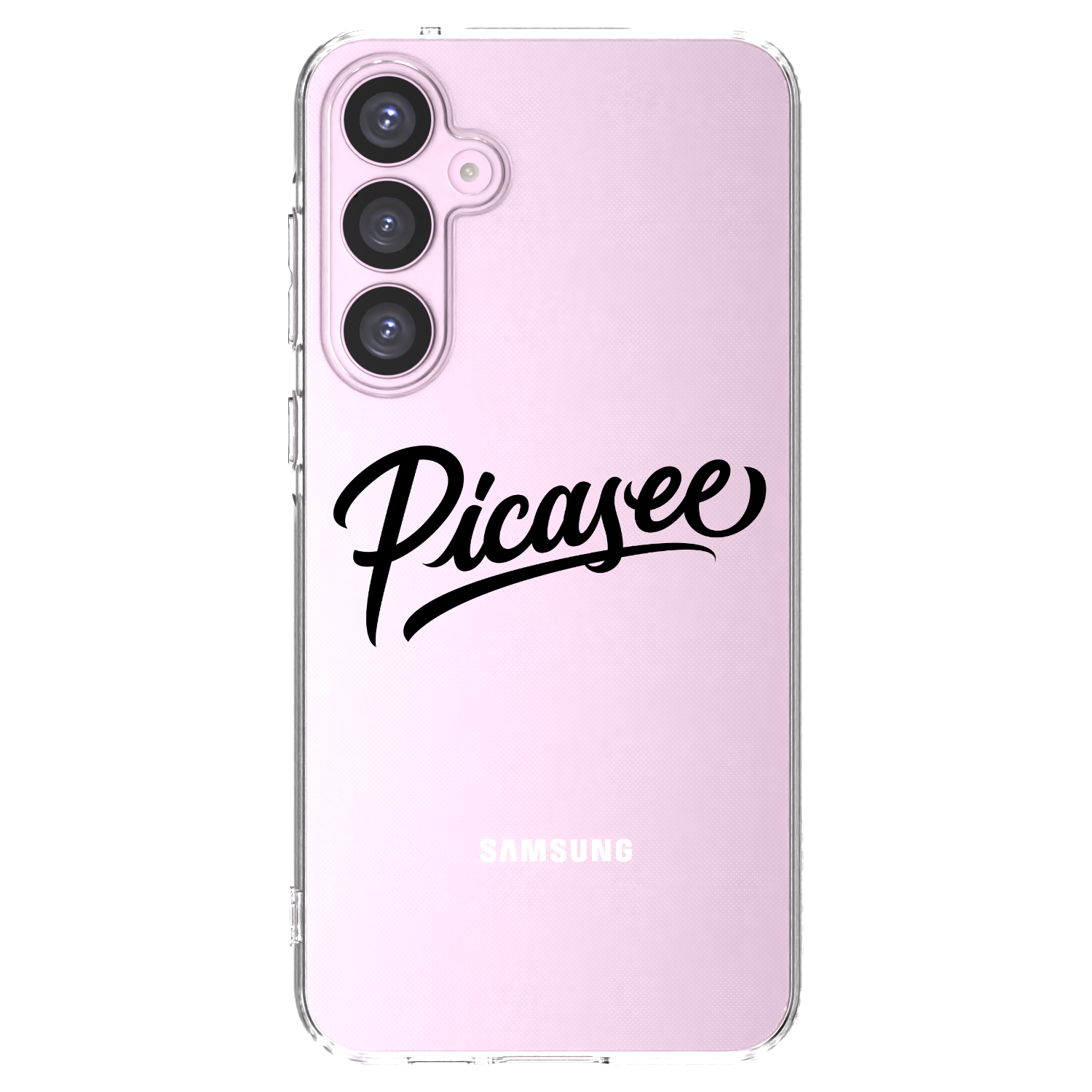 Picasee silikonový průhledný obal pro Samsung Galaxy A55 5G A556B - Picasee - old logo - black