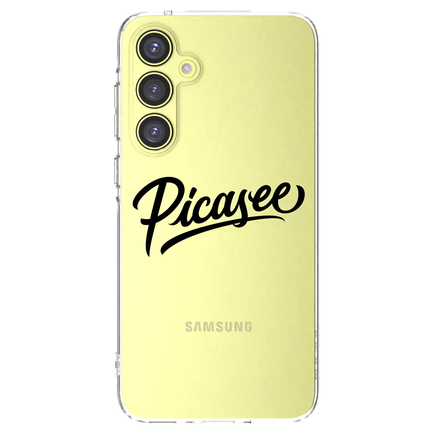 Picasee silikonový průhledný obal pro Samsung Galaxy A35 5G A356B - Picasee - old logo - black