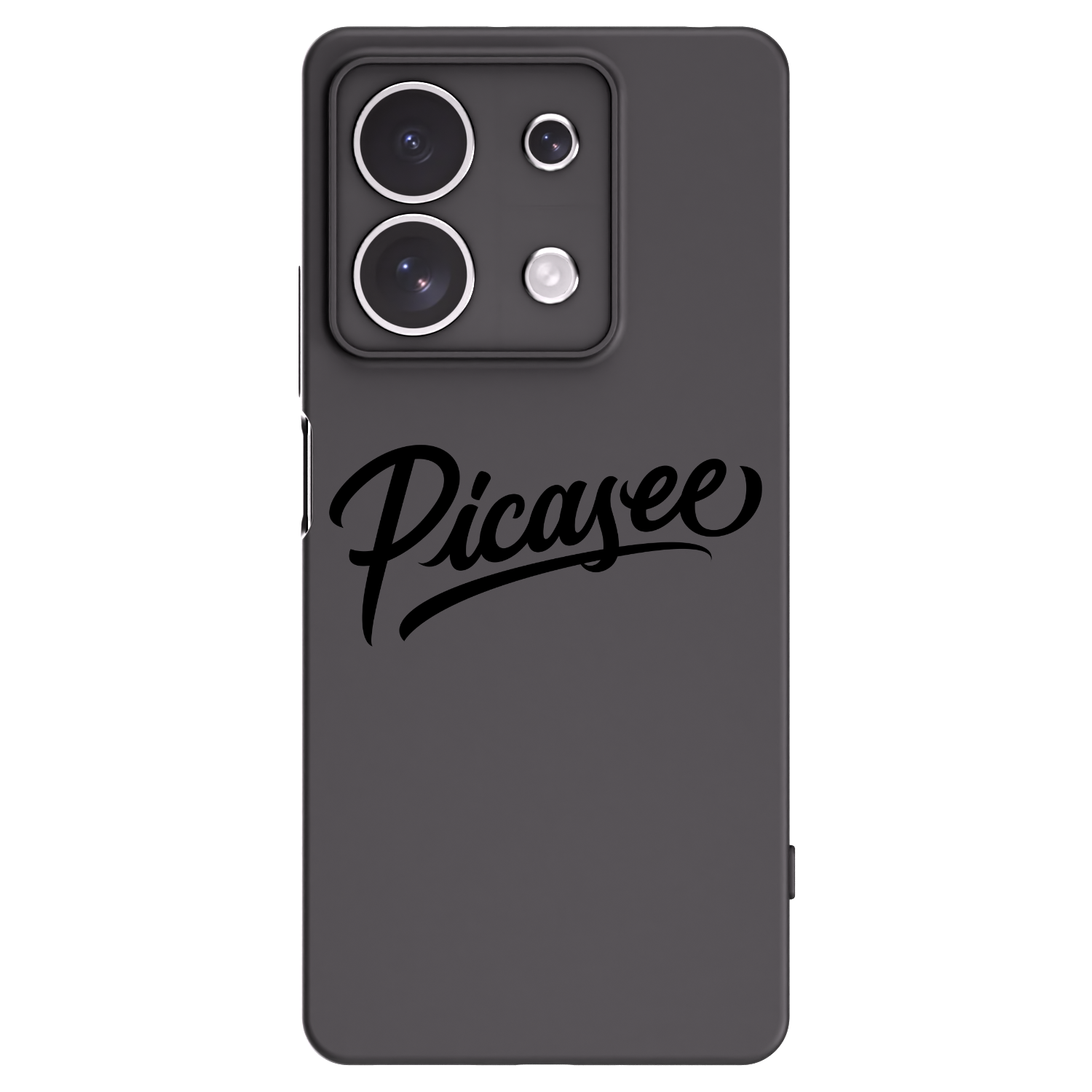 Picasee silikonový černý obal pro Xiaomi Redmi Note 13 4G - Picasee - old logo - black