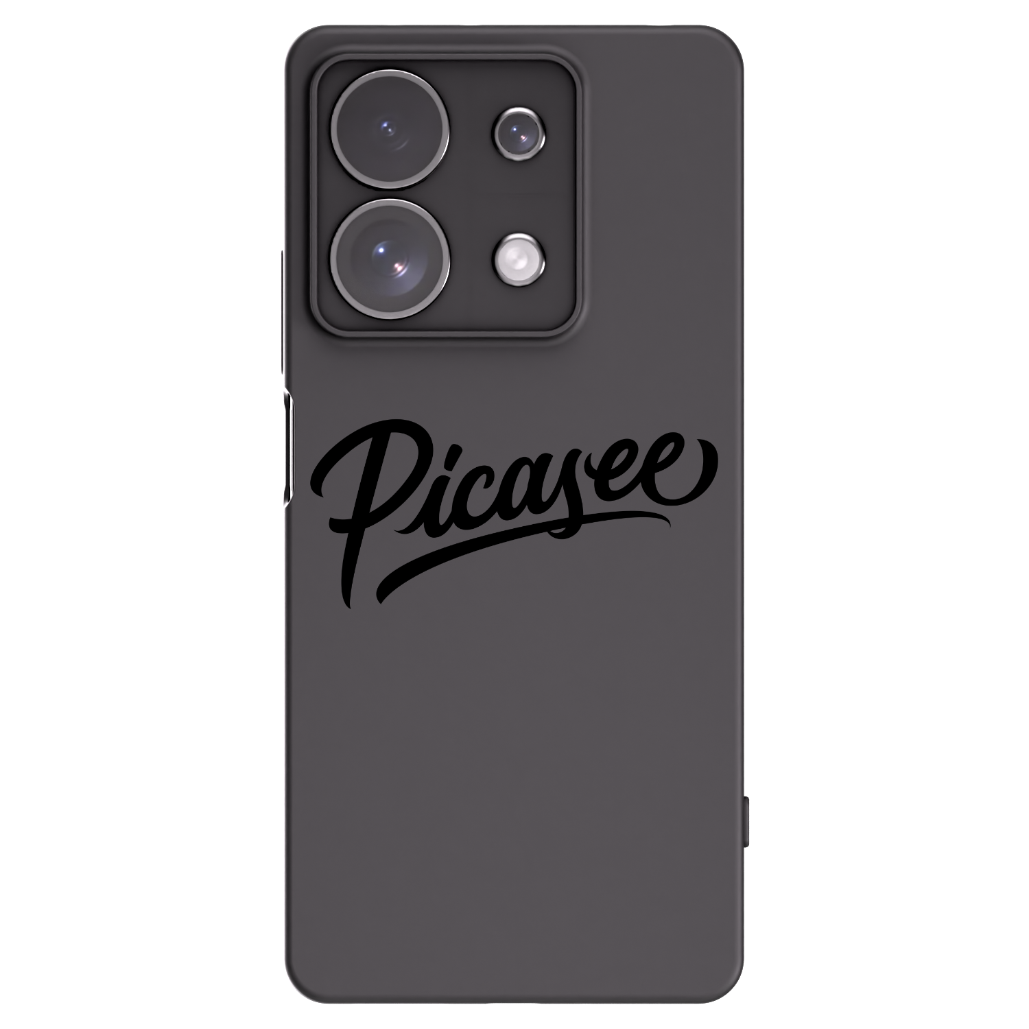 Picasee silikonový černý obal pro Xiaomi Redmi Note 13 Pro 4G - Picasee - old logo - black