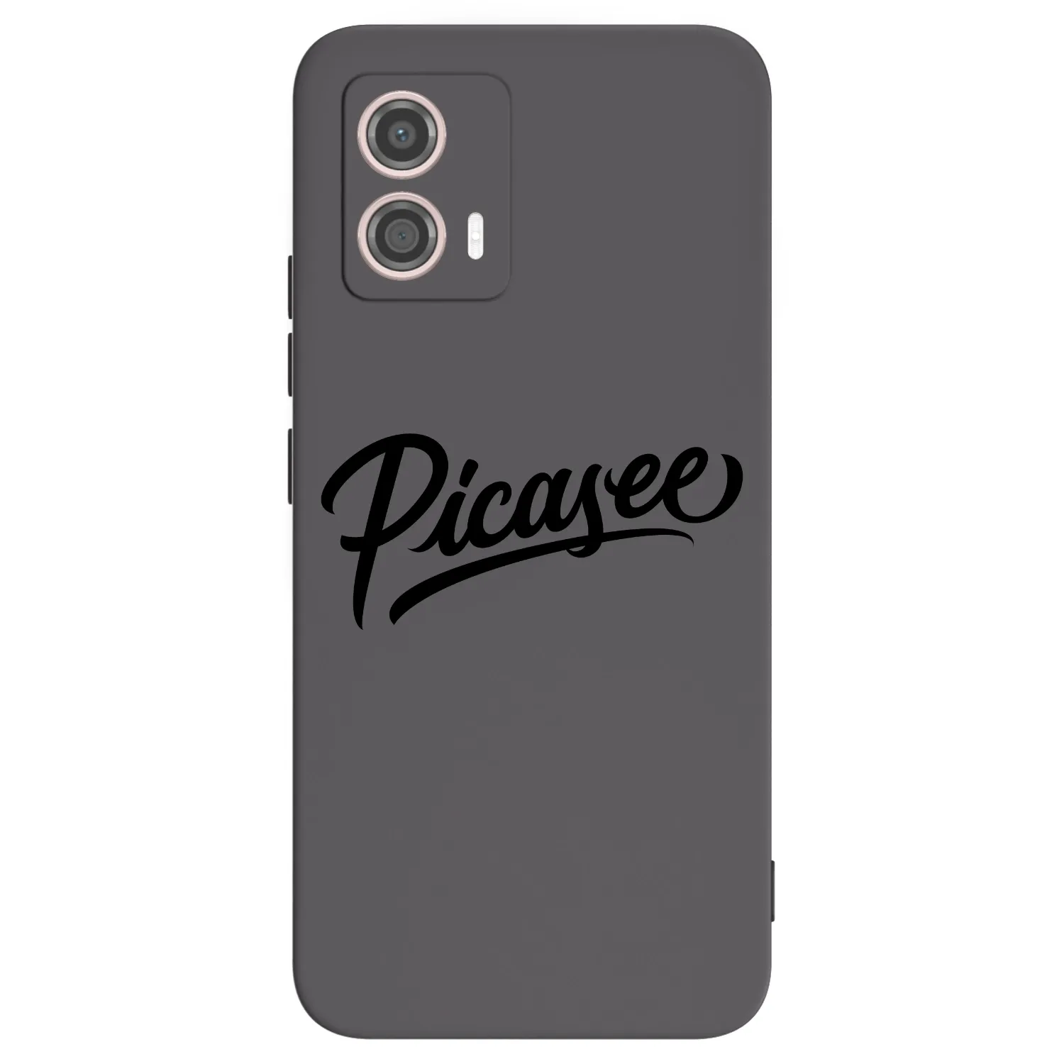 Picasee silikonový černý obal pro Motorola Moto G53 5G - Picasee - old logo - black