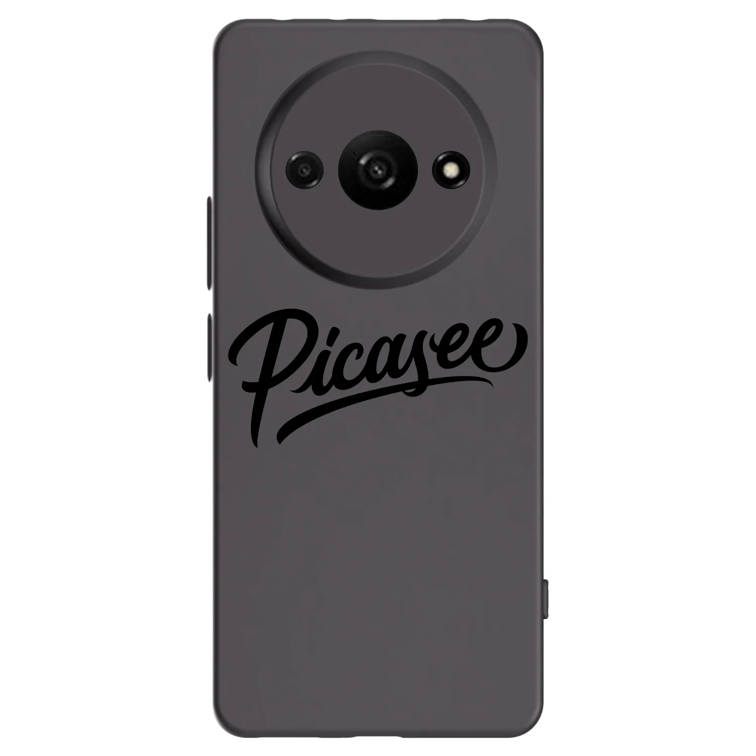 Picasee silikonový černý obal pro Xiaomi Redmi A3 - Picasee - old logo - black