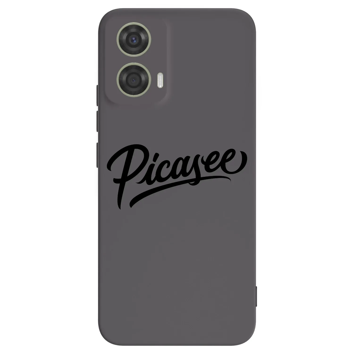 Picasee silikonový černý obal pro Motorola Moto G24 - Picasee - old logo - black